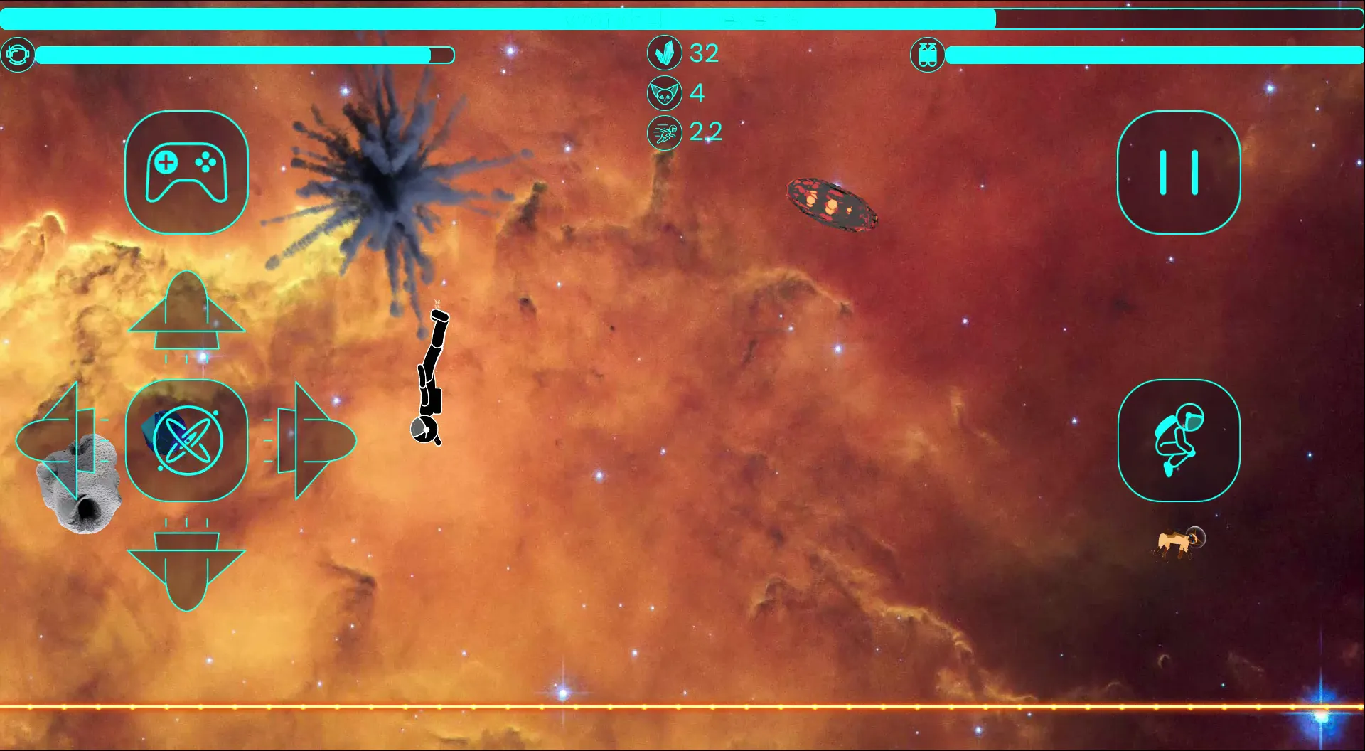 Astronaut Jetpack Training | Indus Appstore | Screenshot