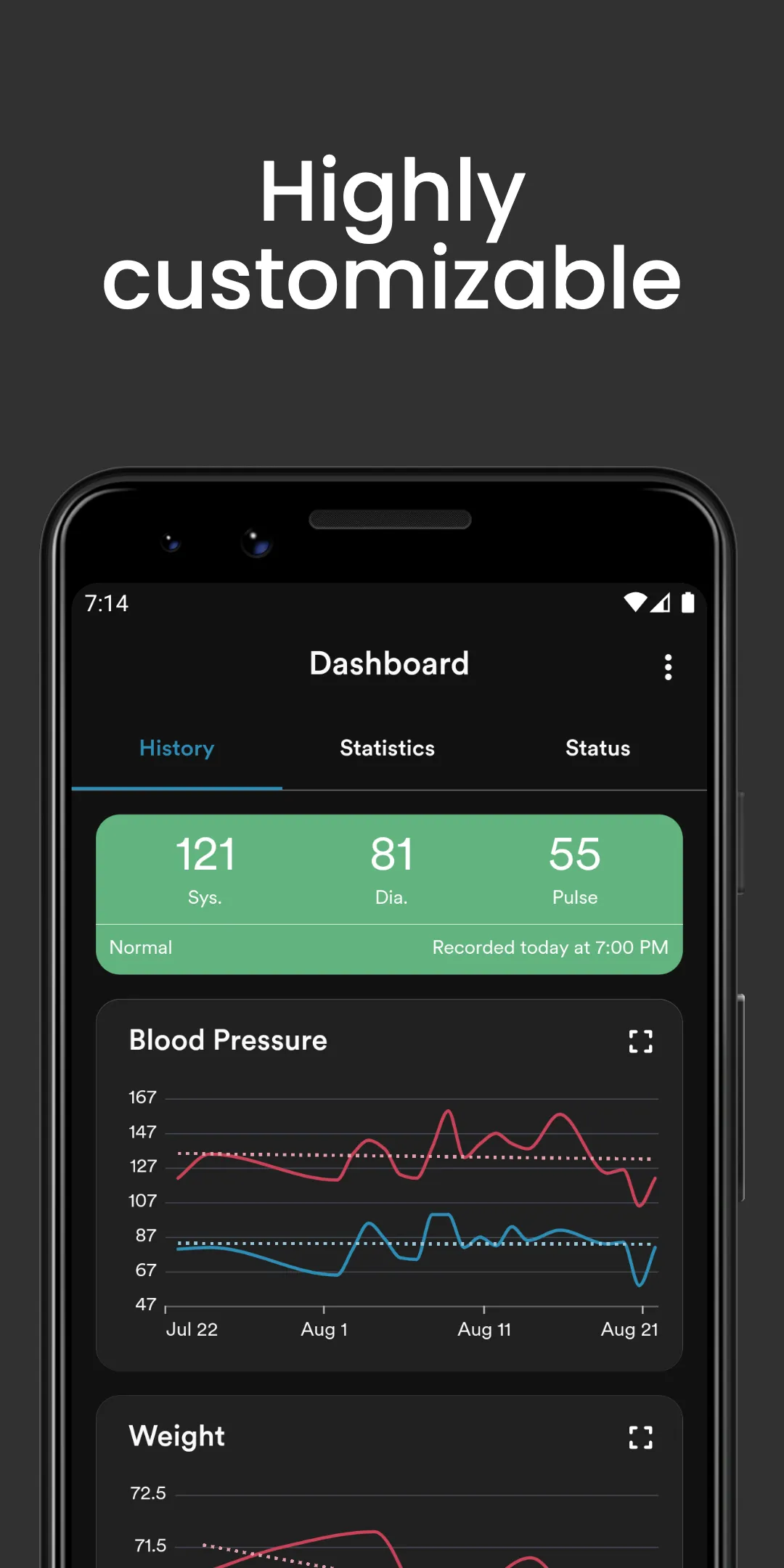 AVAX Blood Pressure Diary | Indus Appstore | Screenshot