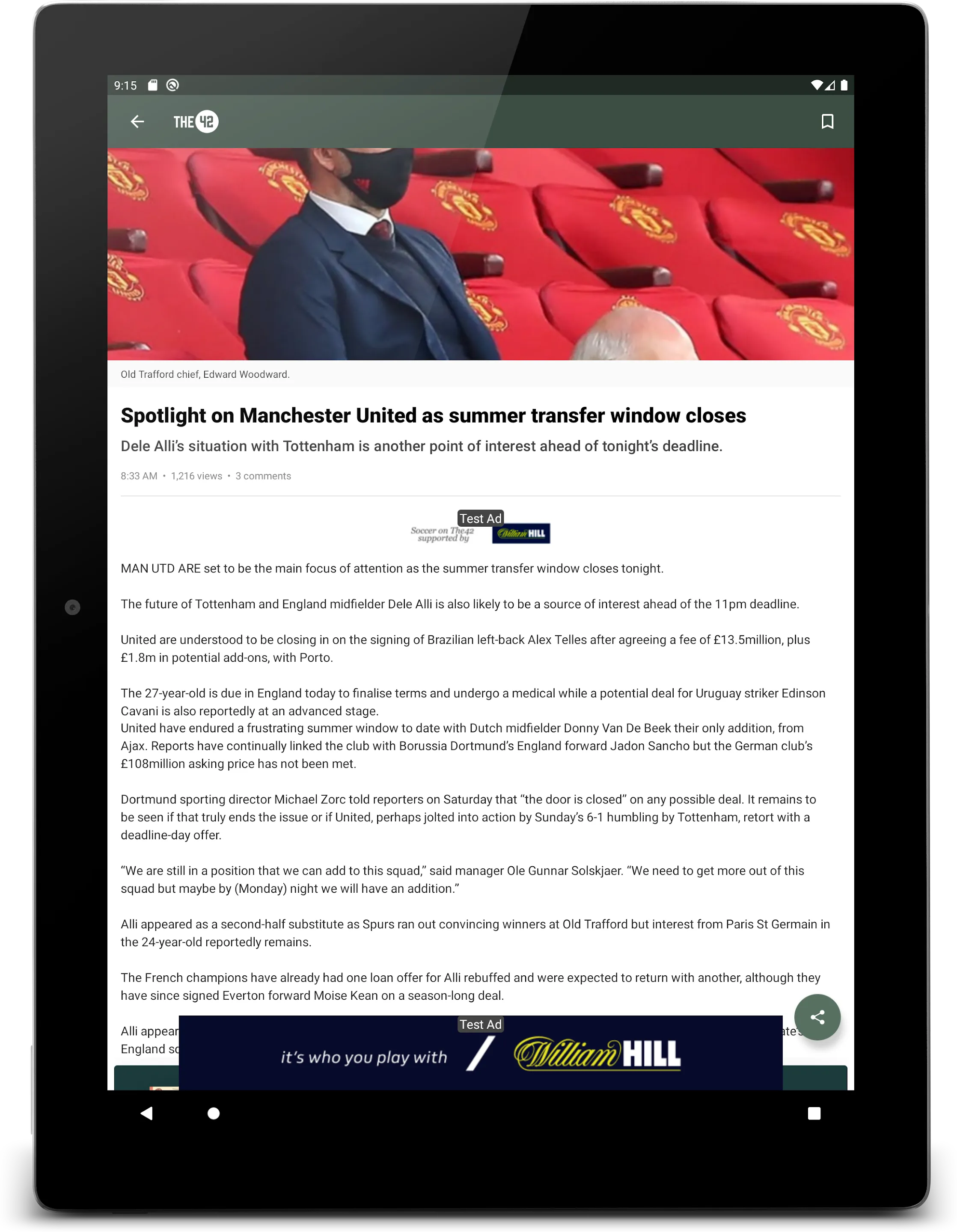 The42.ie Sports News | Indus Appstore | Screenshot