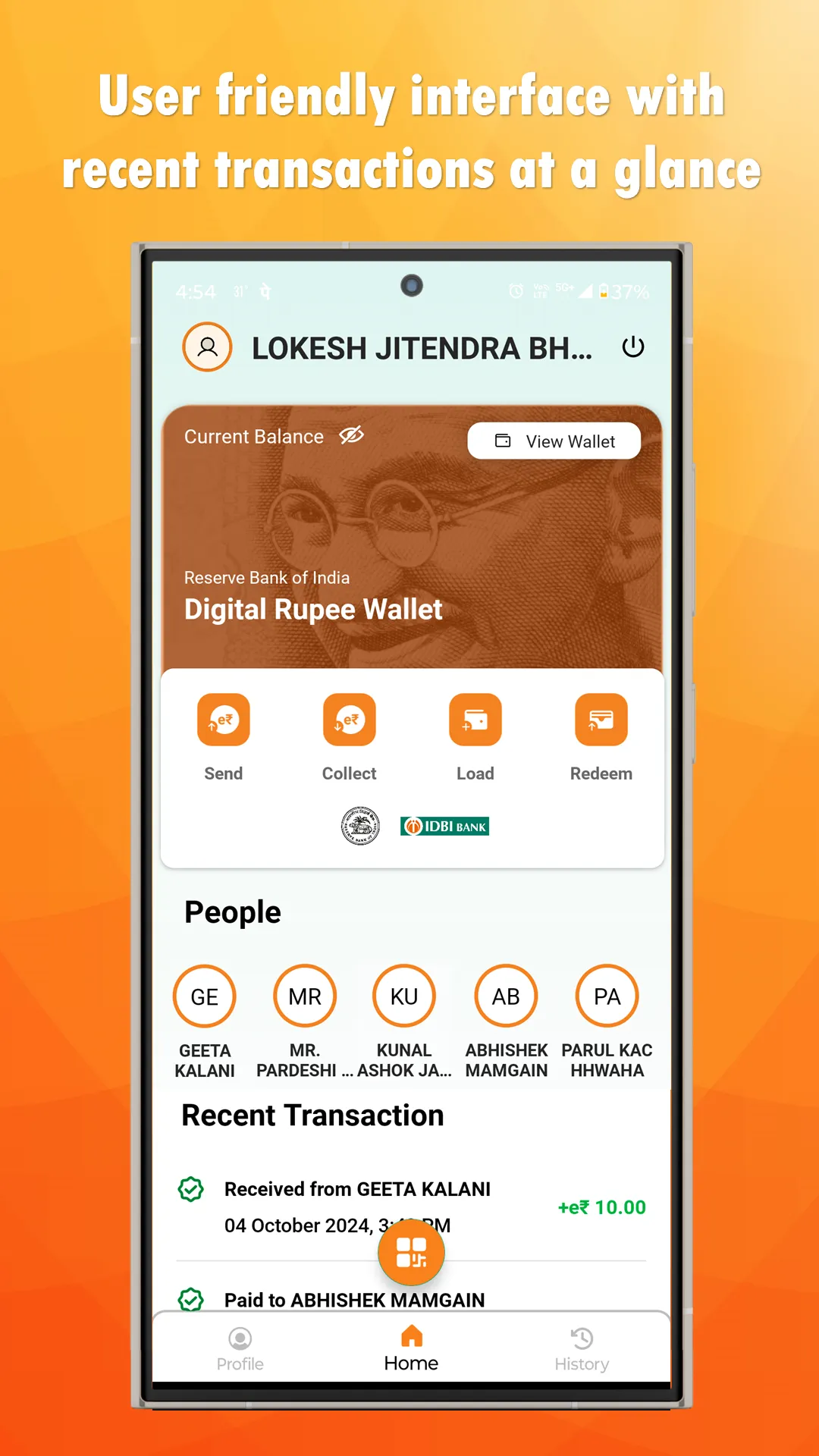 IDBI eRupee | Indus Appstore | Screenshot