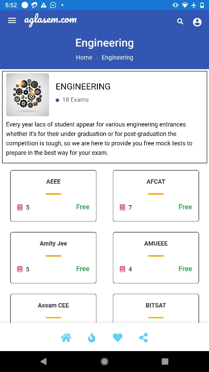 AglaSem Mock Test | Indus Appstore | Screenshot