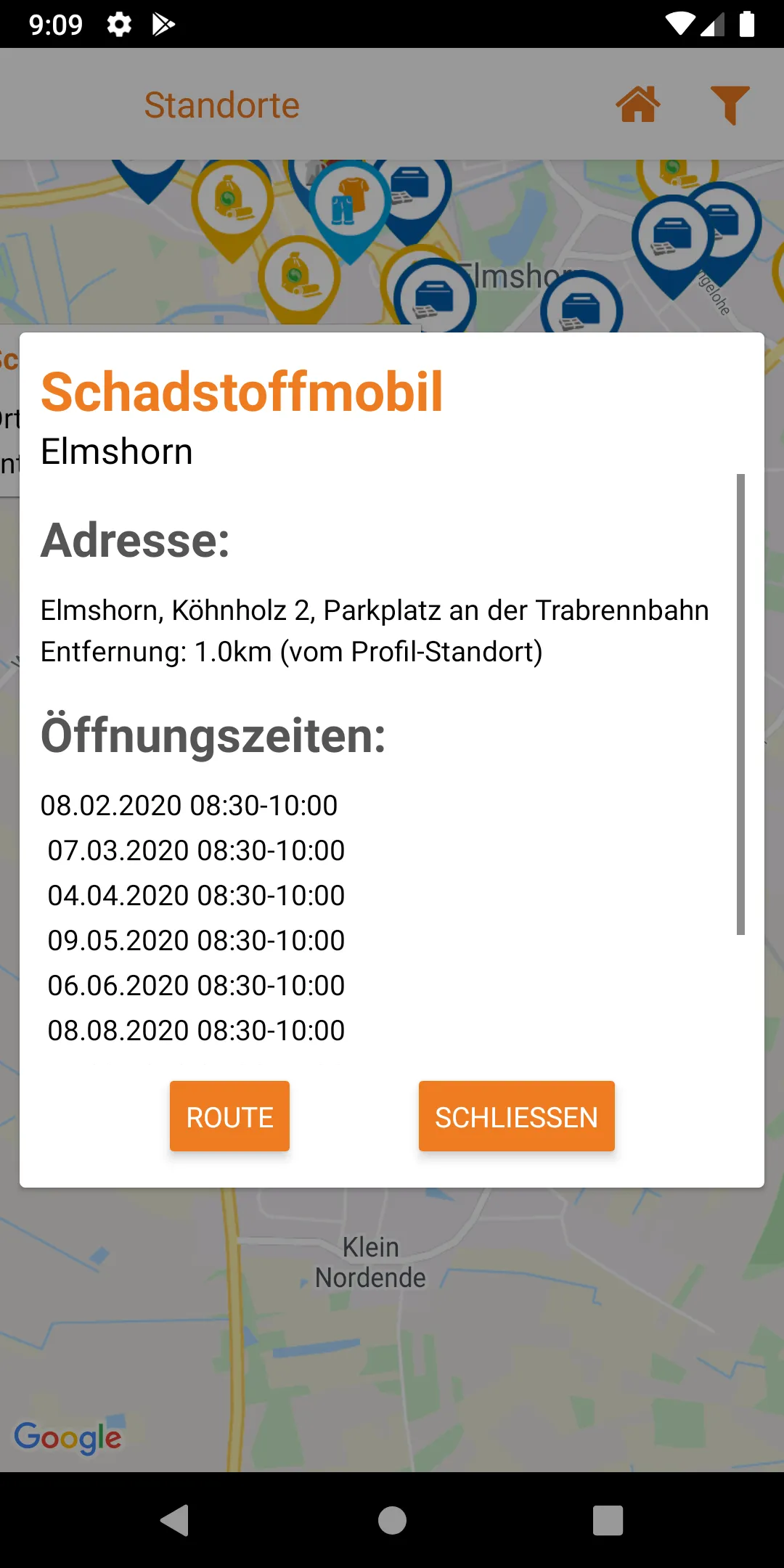 Abfall-App Kreis Pinneberg | Indus Appstore | Screenshot