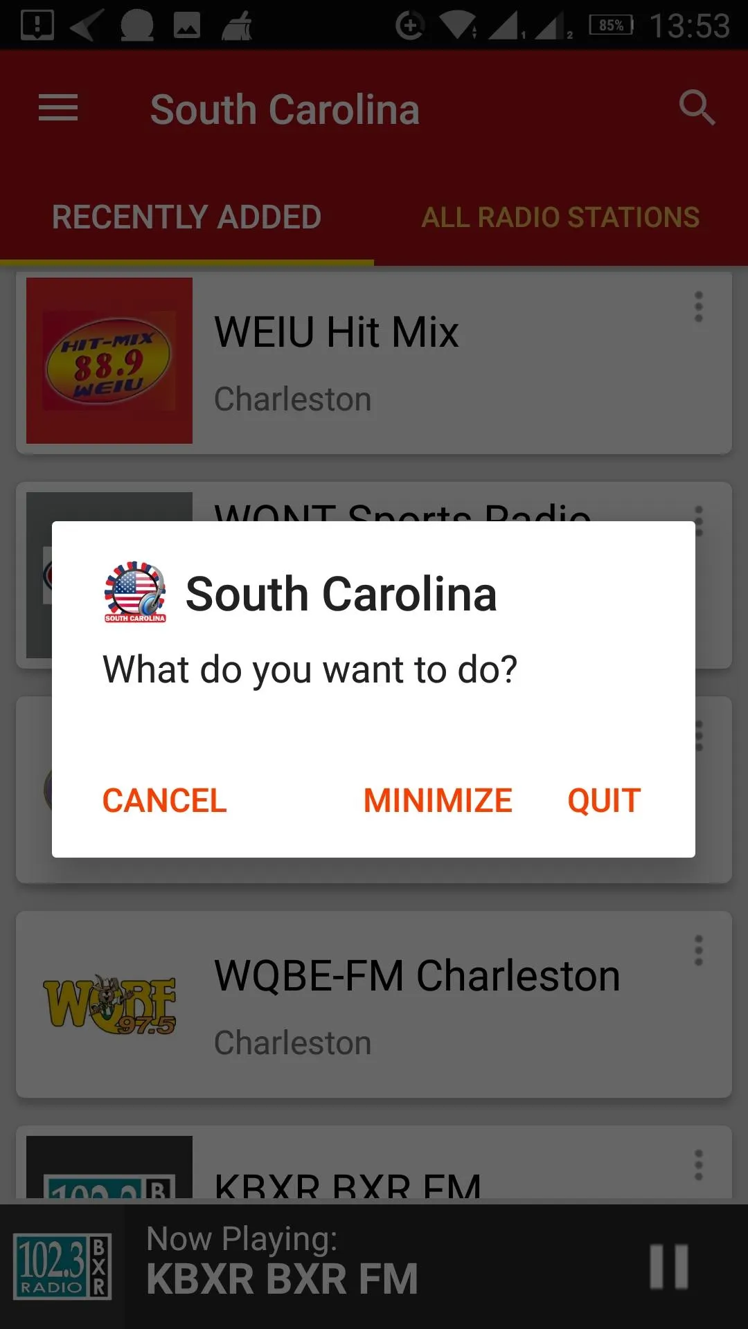 South Carolina Radio Stations | Indus Appstore | Screenshot