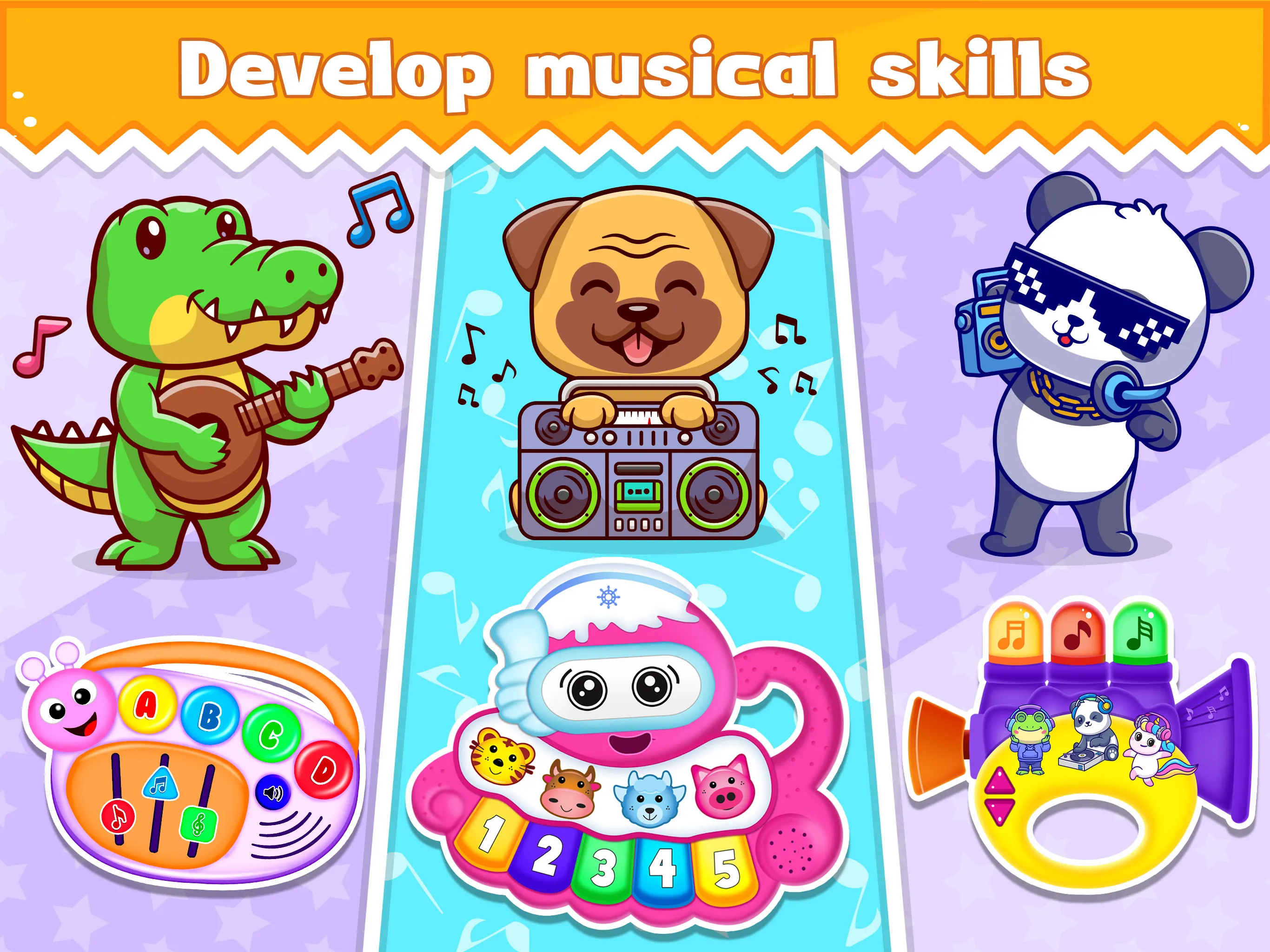 Baby Piano Kids Music Games | Indus Appstore | Screenshot