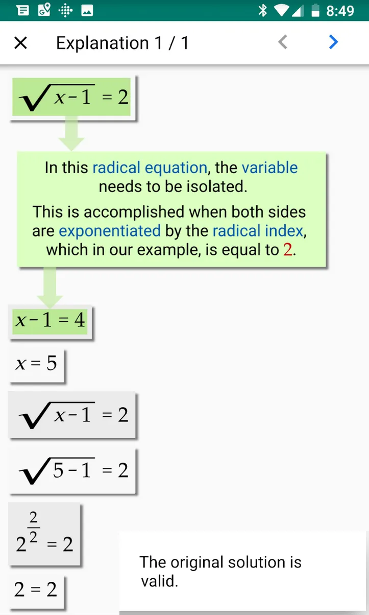 Algebrator-step-by-step solver | Indus Appstore | Screenshot