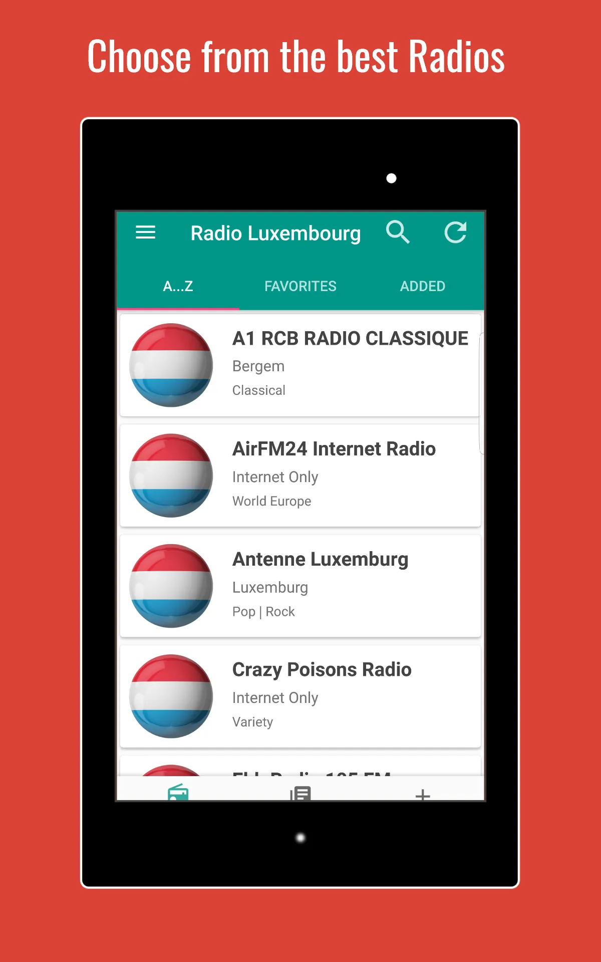 Radio Luxembourg | Indus Appstore | Screenshot