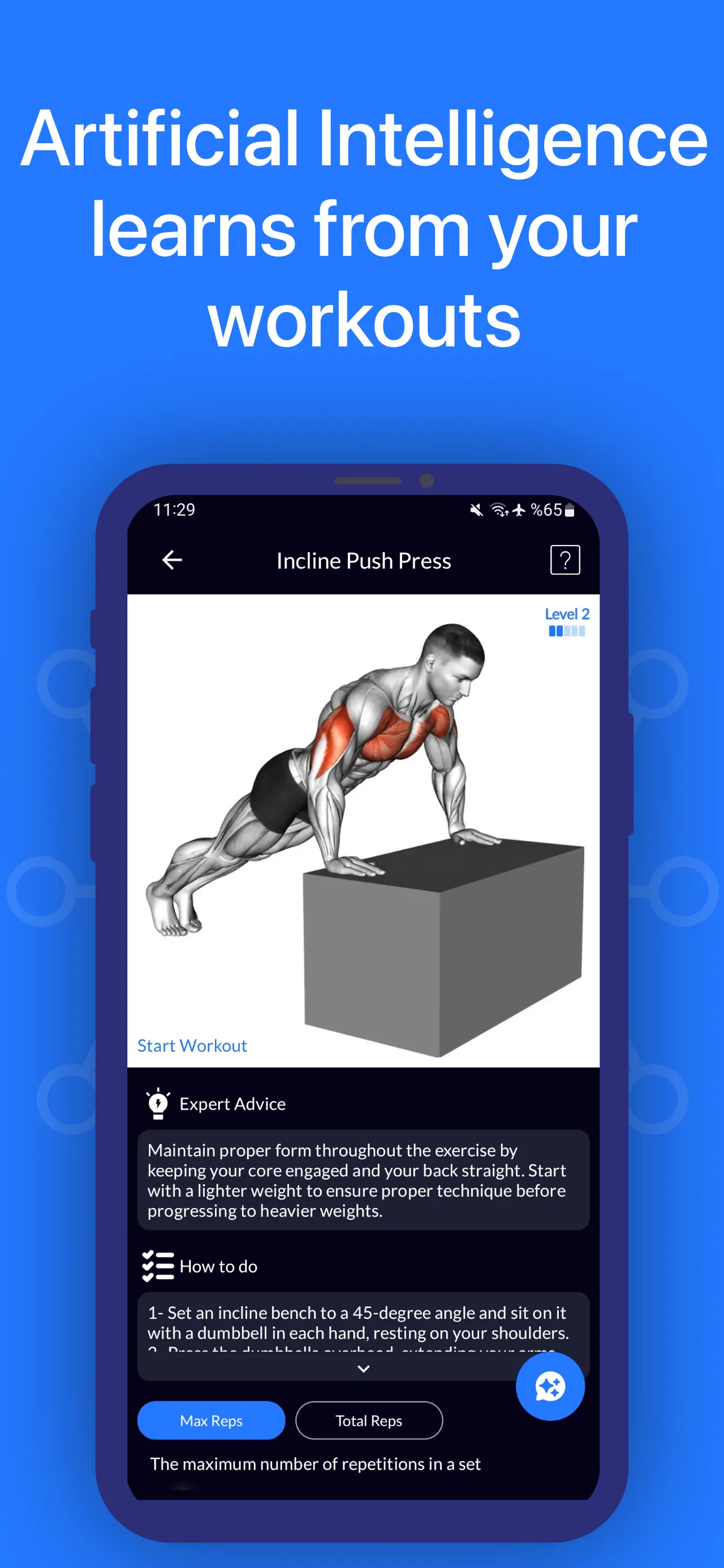 Workout Planner Gym Log・Fit AI | Indus Appstore | Screenshot