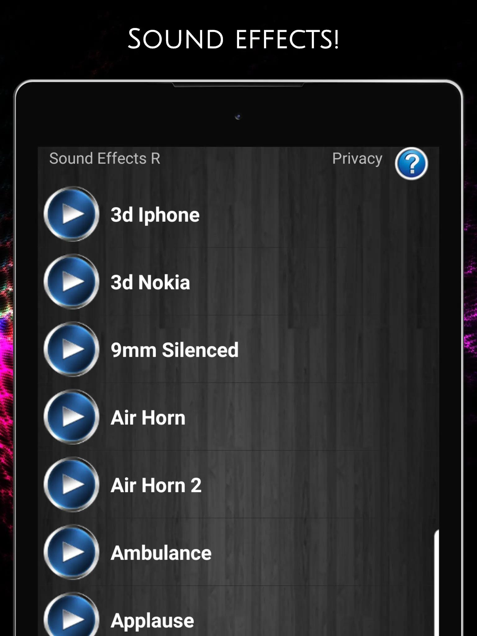 Sound Effects Ringtones | Indus Appstore | Screenshot