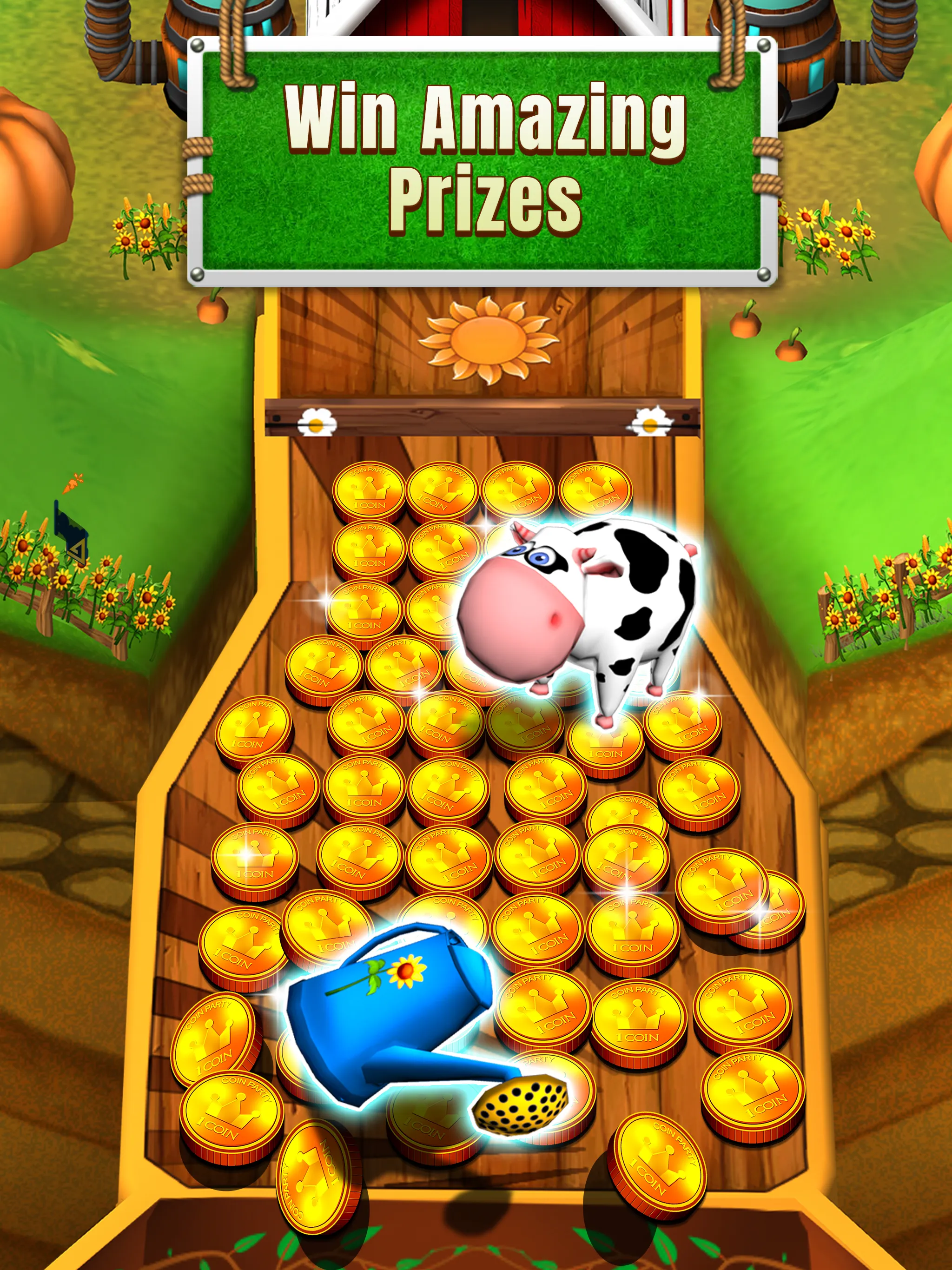 Farm Flowers Coin Party Dozer | Indus Appstore | Screenshot