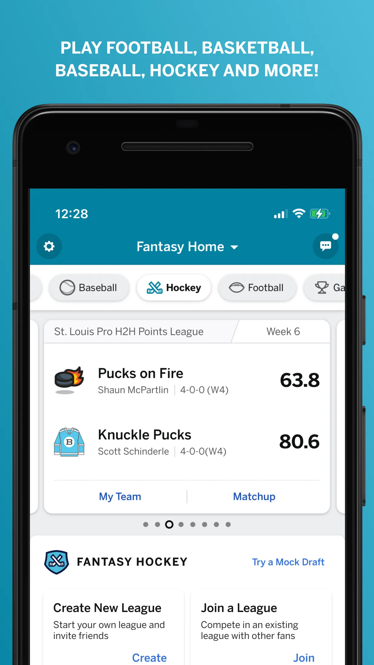 ESPN Fantasy Sports | Indus Appstore | Screenshot