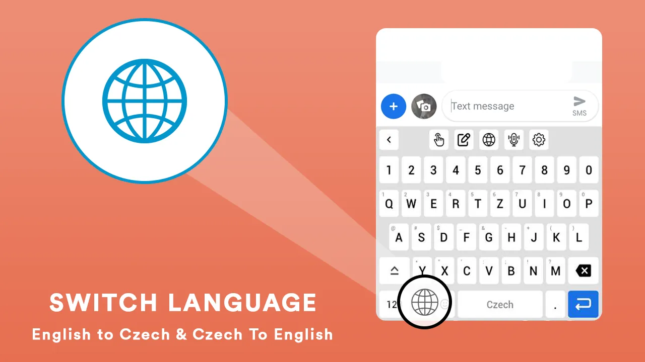 Czech Language Keyboard | Indus Appstore | Screenshot