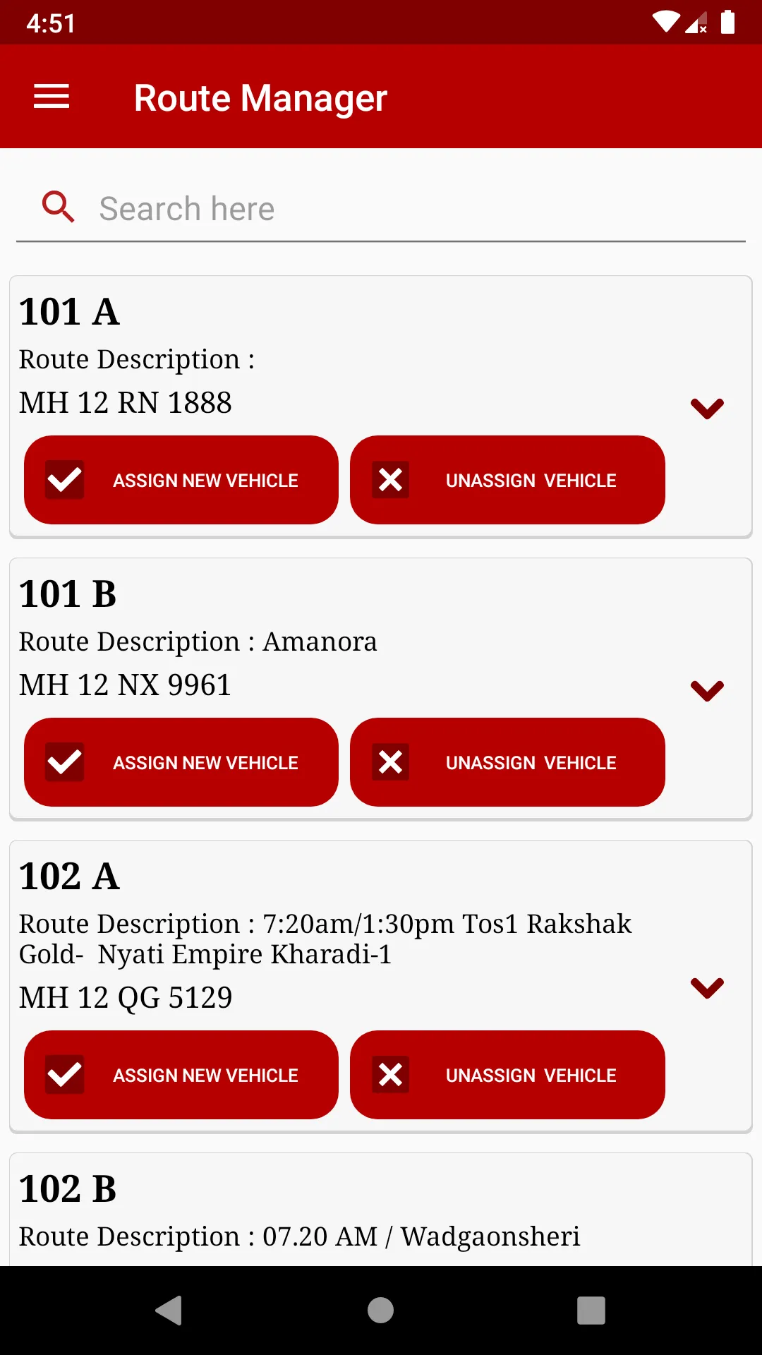 Route Manager - eTechSchoolBus | Indus Appstore | Screenshot