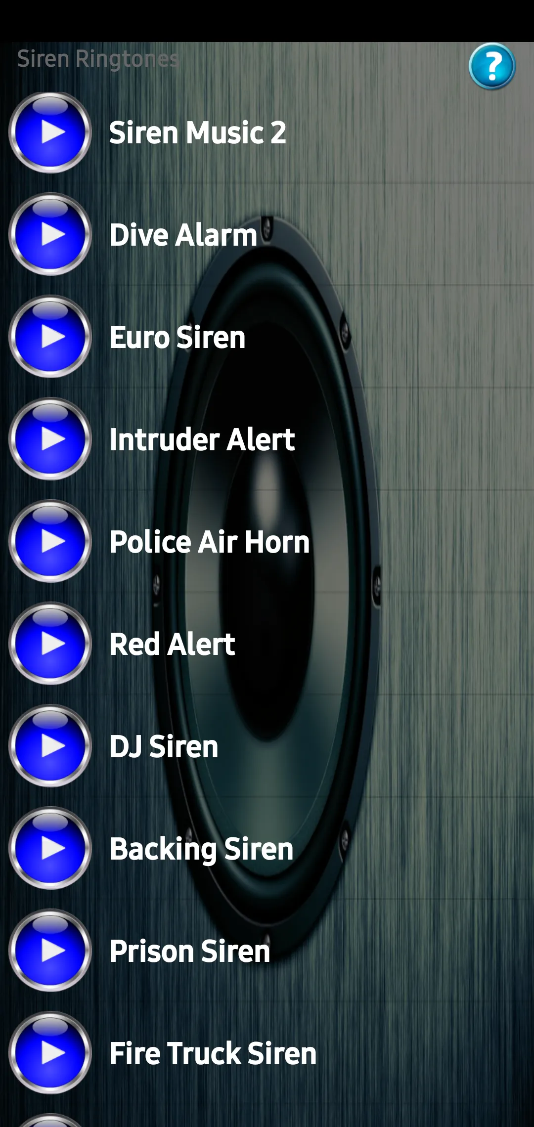 Siren Ringtones | Indus Appstore | Screenshot