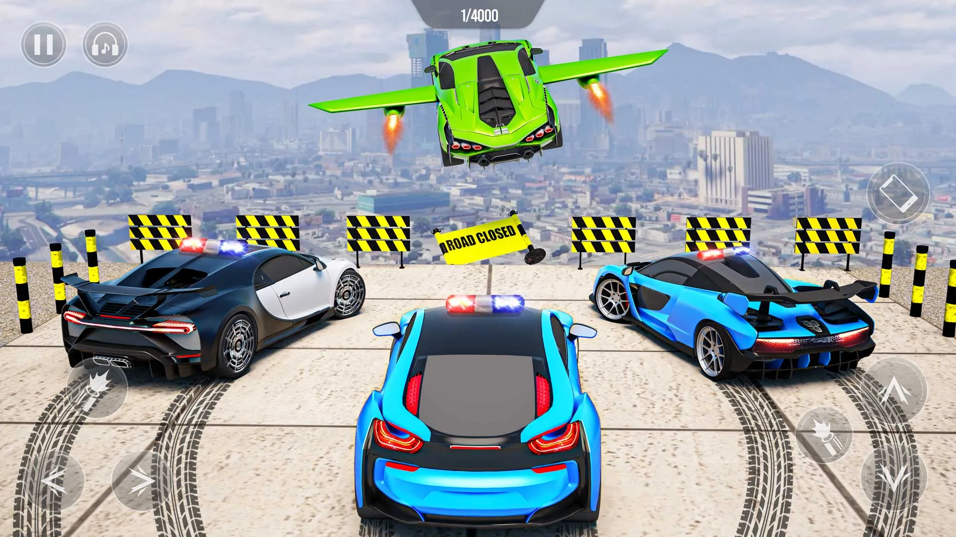 Flying Car Robot Shooting Game | Indus Appstore | Screenshot