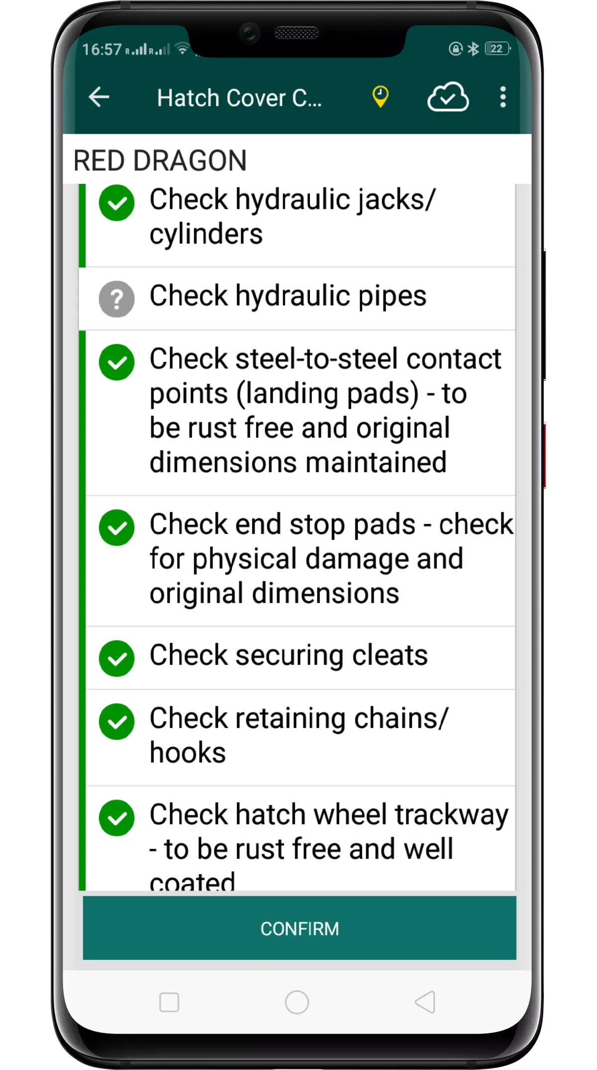 arl Marine Hatch Cover Survey | Indus Appstore | Screenshot