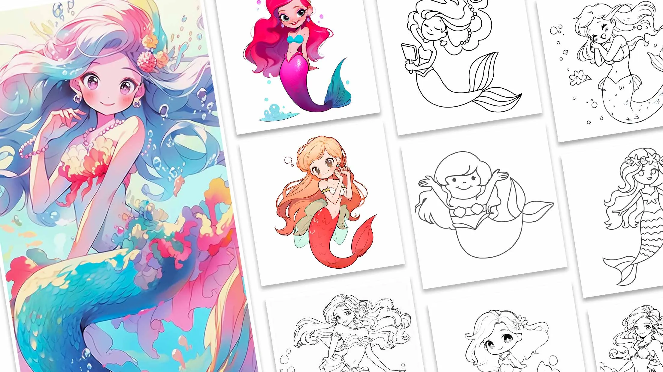 Mermaid Coloring:Mermaid games | Indus Appstore | Screenshot
