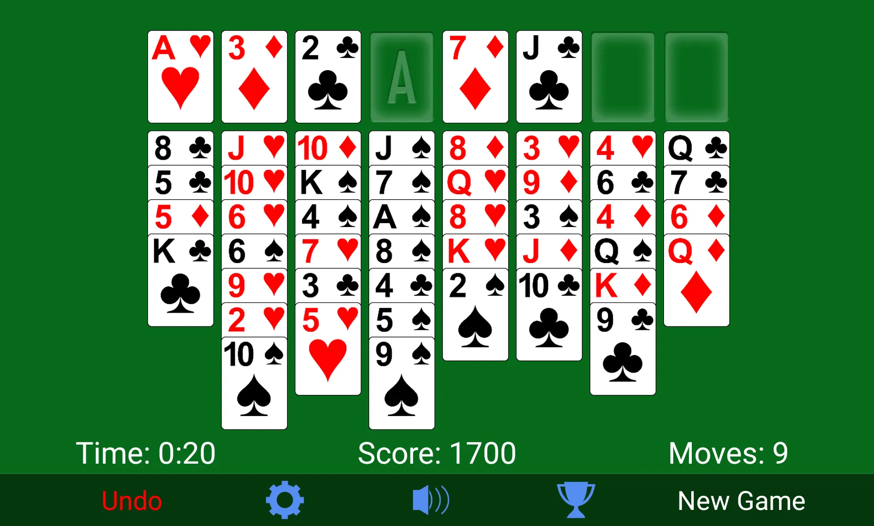 FreeCell Solitaire | Indus Appstore | Screenshot