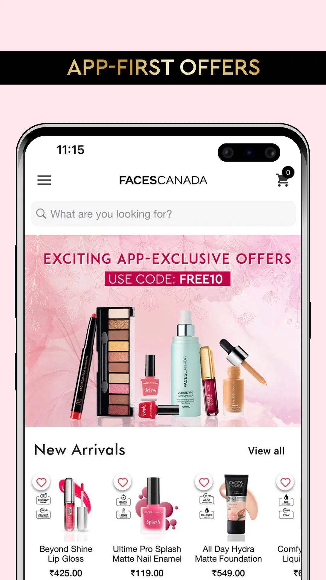 Faces Canada: Shop Makeup | Indus Appstore | Screenshot