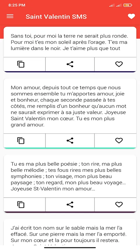 joyeuse saint valentin SMS | Indus Appstore | Screenshot