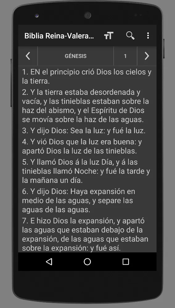 Reina-Valera Bible (Spanish) | Indus Appstore | Screenshot