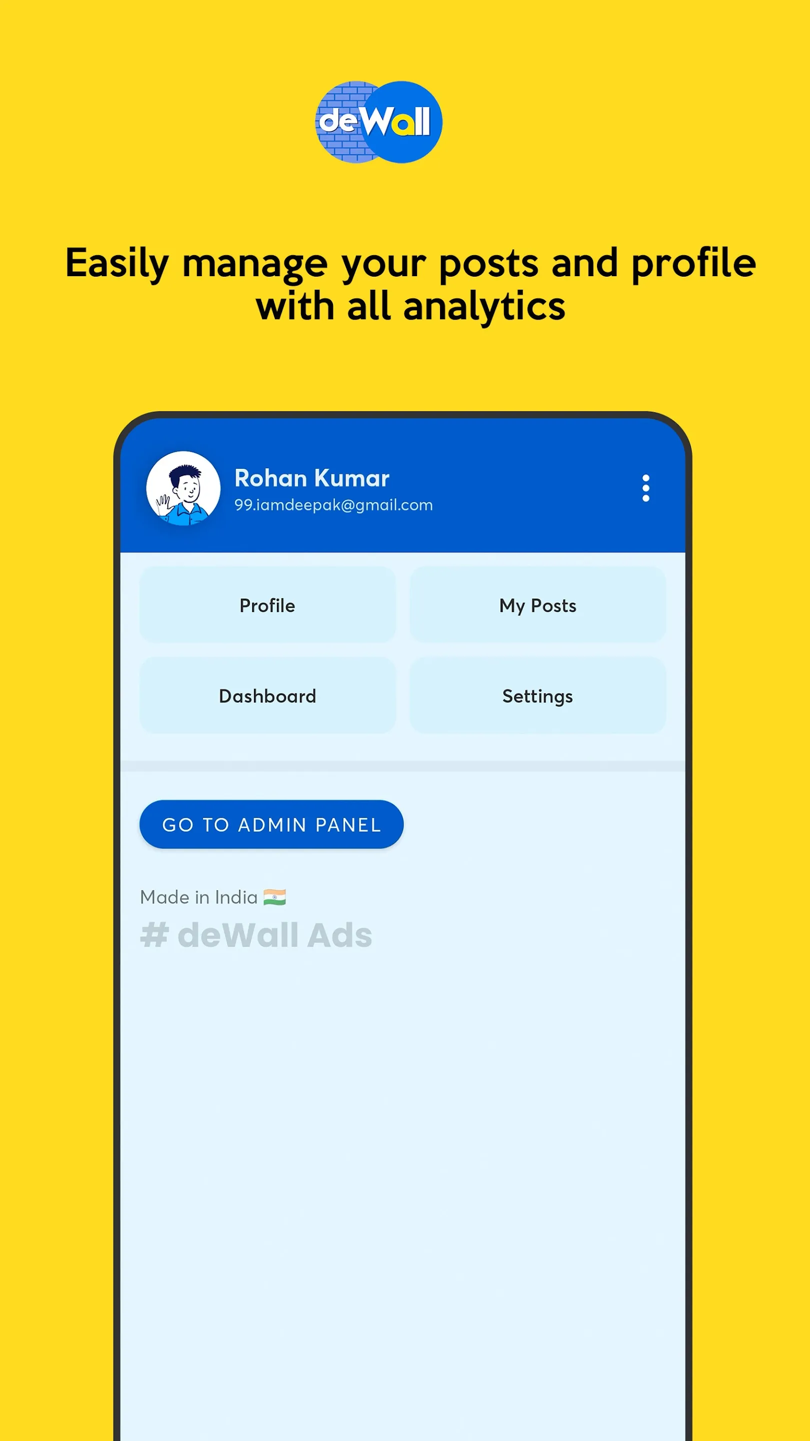 deWall Ads - Wall Advertising | Indus Appstore | Screenshot