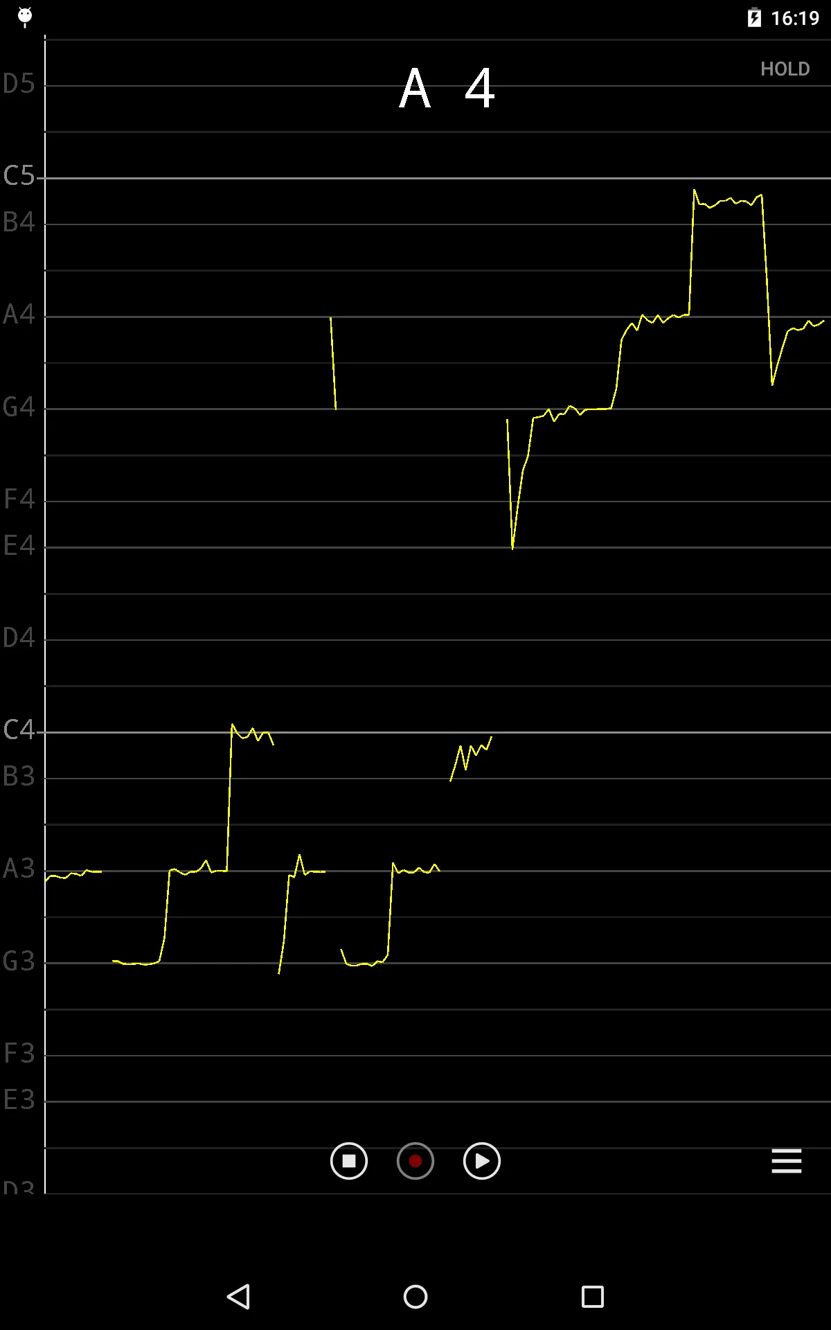 Vocal Pitch Monitor | Indus Appstore | Screenshot