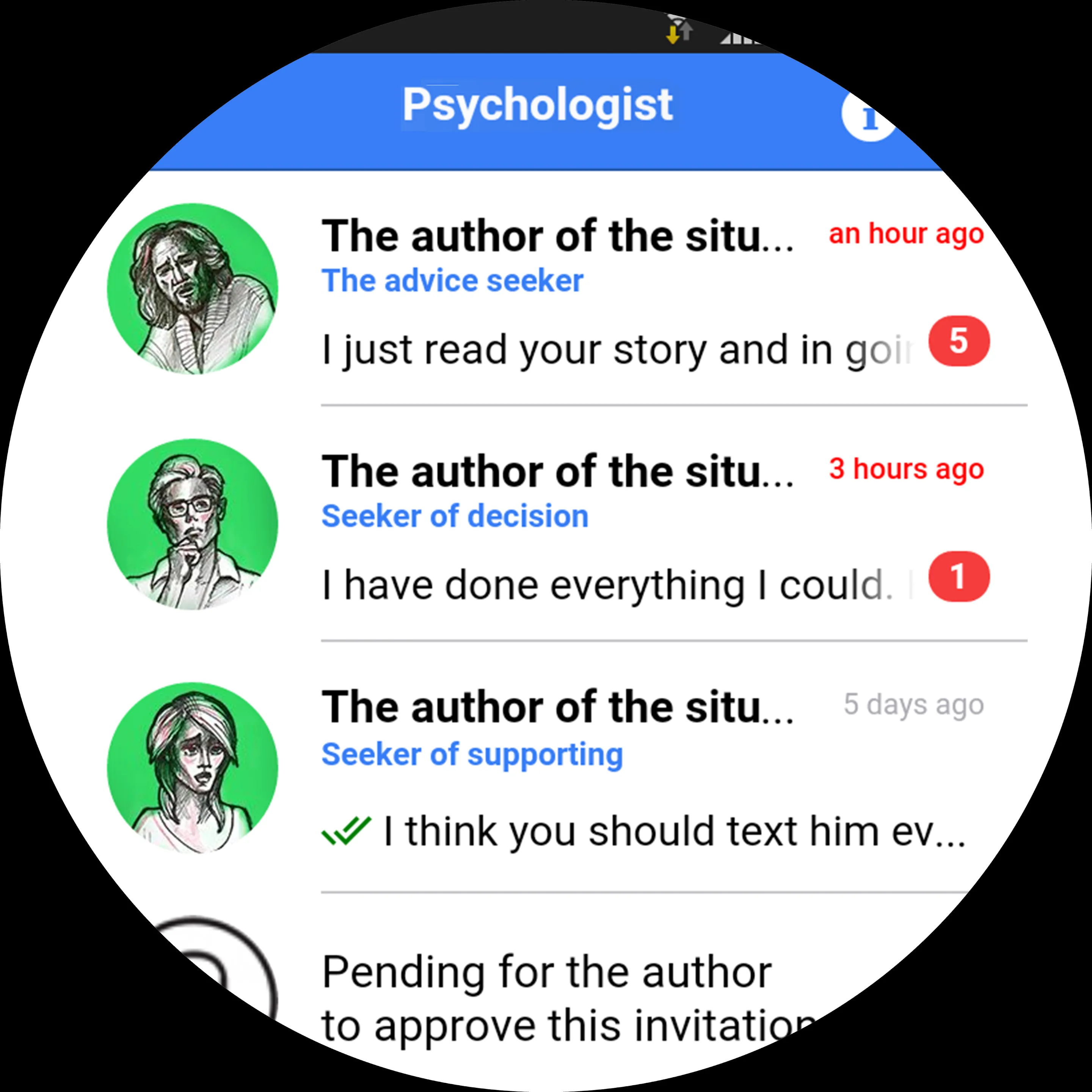 Psychologist role online. Сhat | Indus Appstore | Screenshot