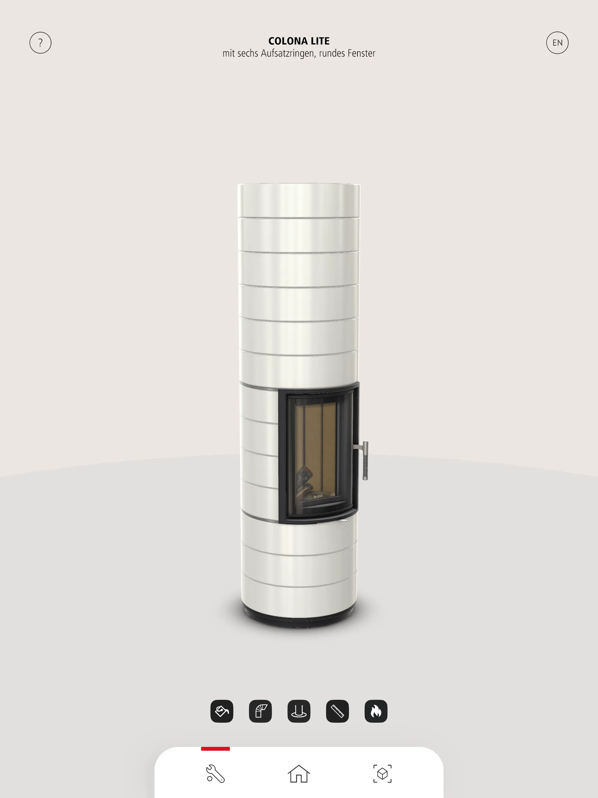 LEDA Wood Stove App 3D | Indus Appstore | Screenshot