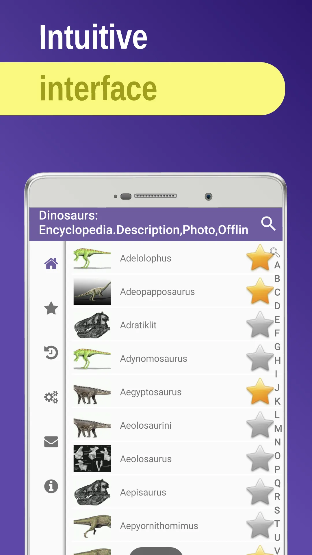 Dinosaurs. Paleontology | Indus Appstore | Screenshot