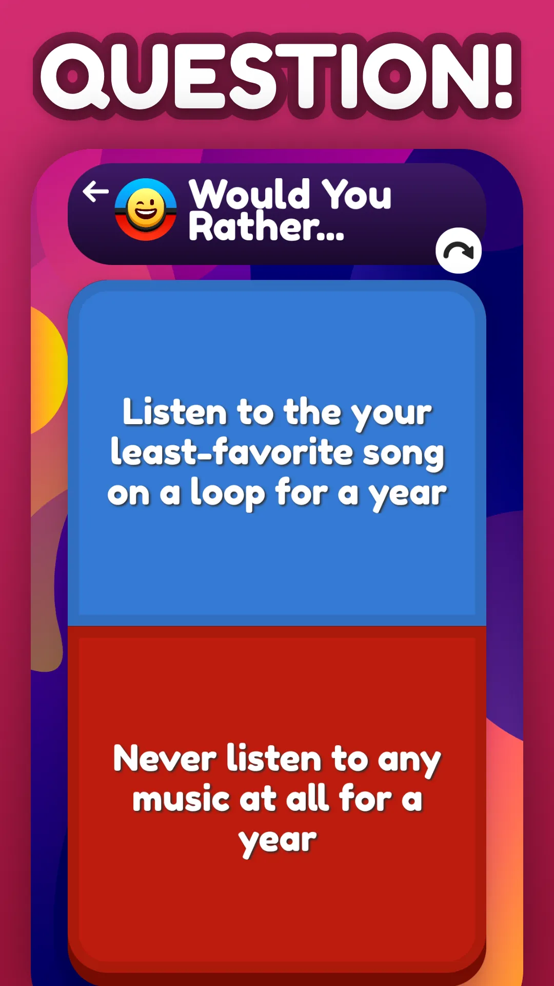 Would You Rather ? | Indus Appstore | Screenshot