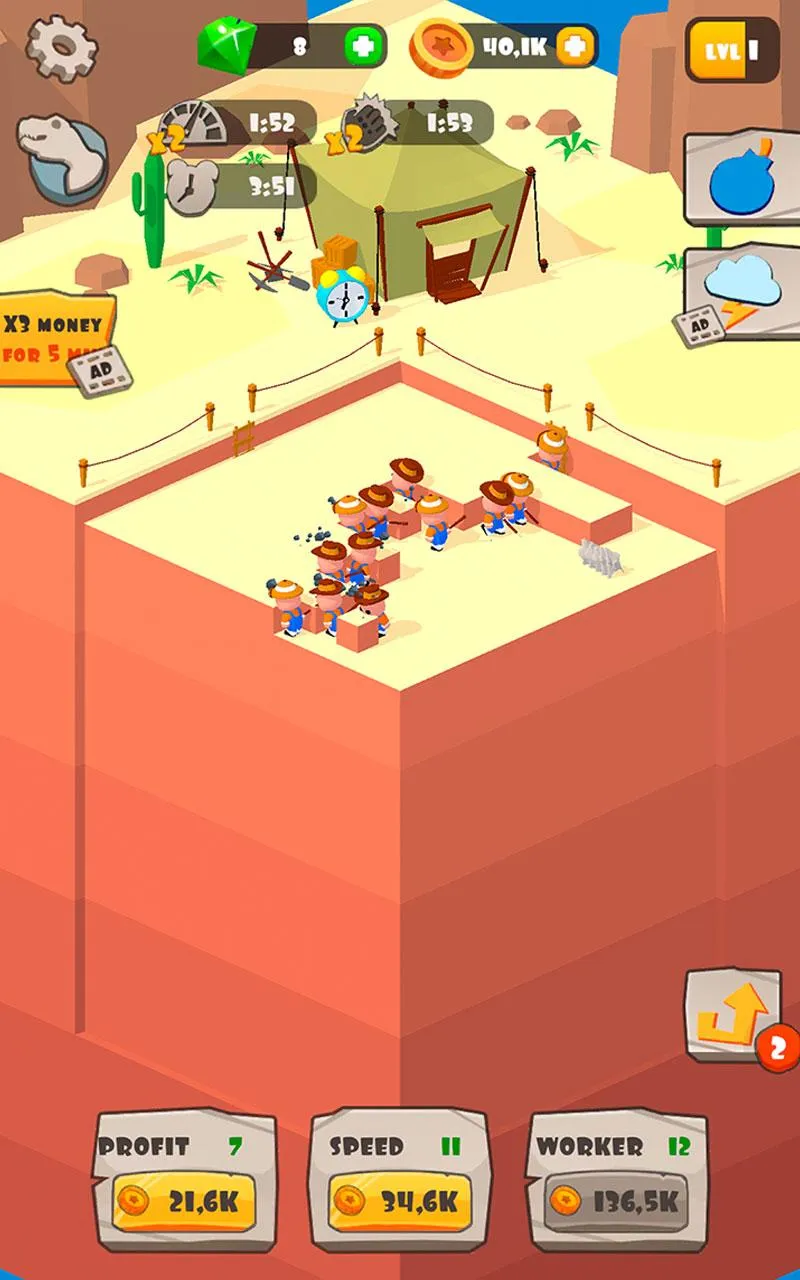 Idle Archeology Tycoon | Indus Appstore | Screenshot