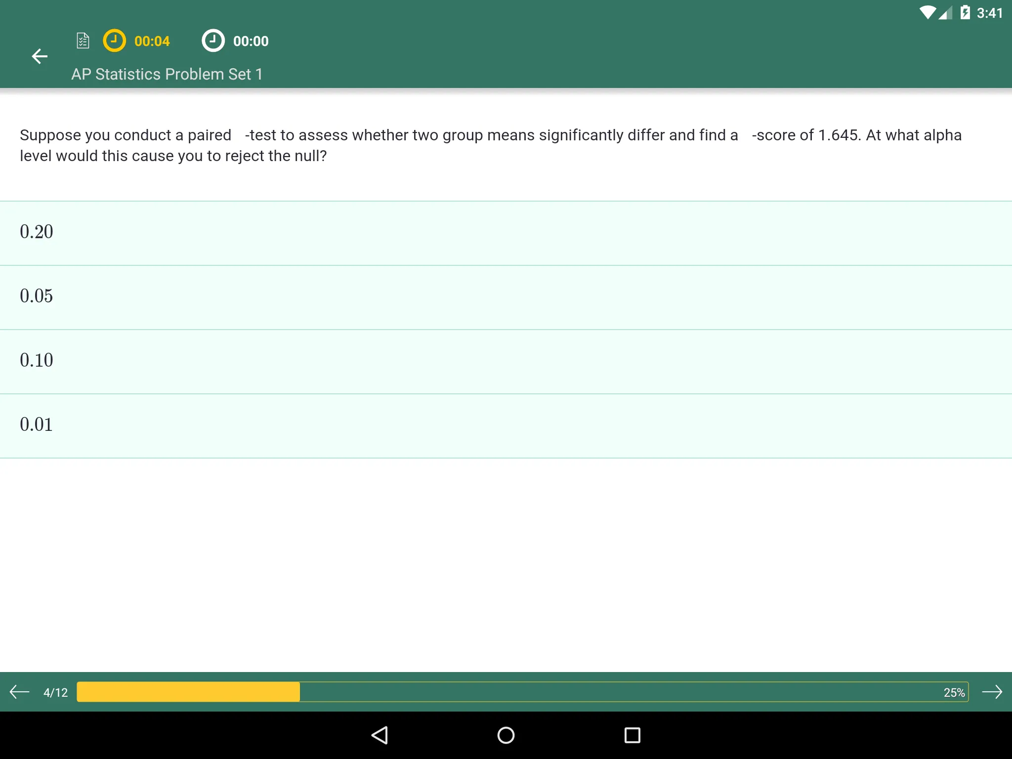 AP Statistics Practice & Prep | Indus Appstore | Screenshot