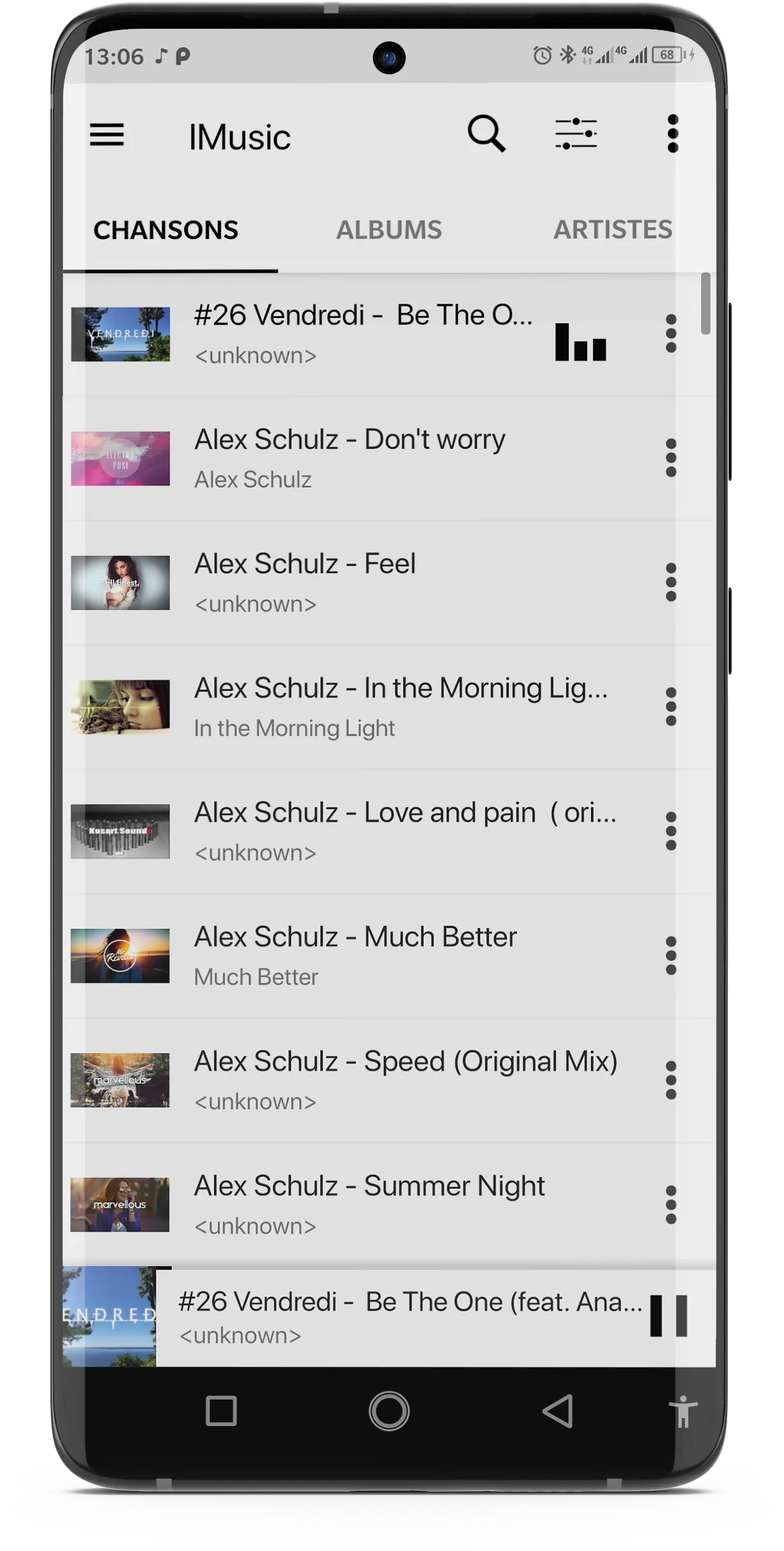 IMusic - Sleek Music Player | Indus Appstore | Screenshot