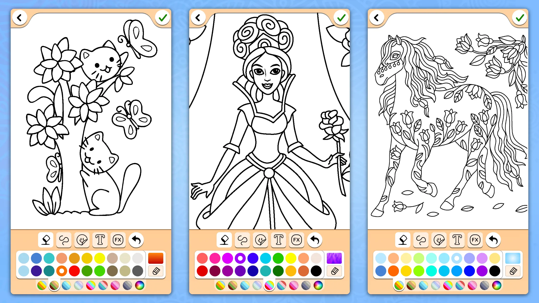 Coloring for girls and women | Indus Appstore | Screenshot