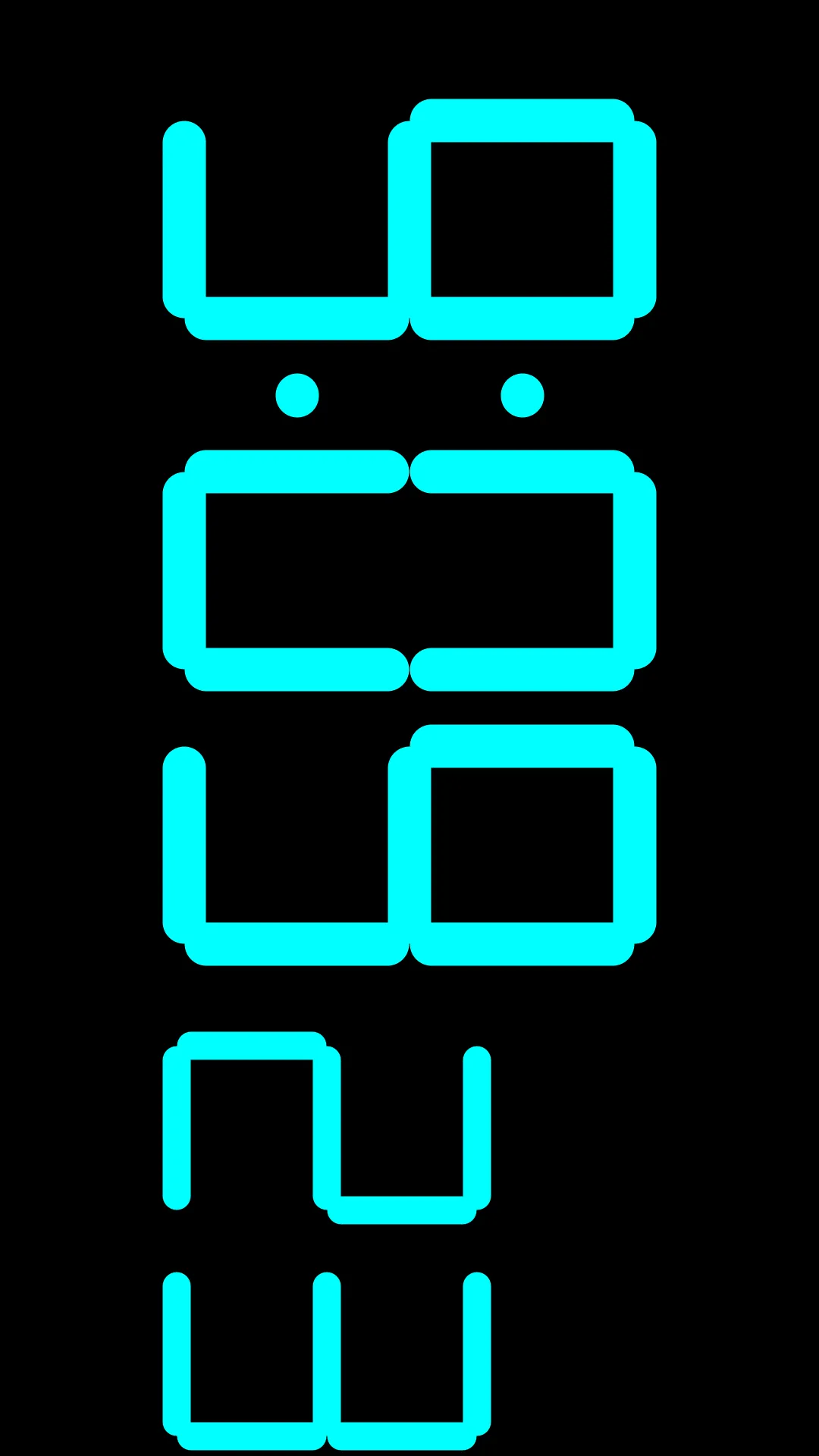 Digital Clock Seconds | Indus Appstore | Screenshot