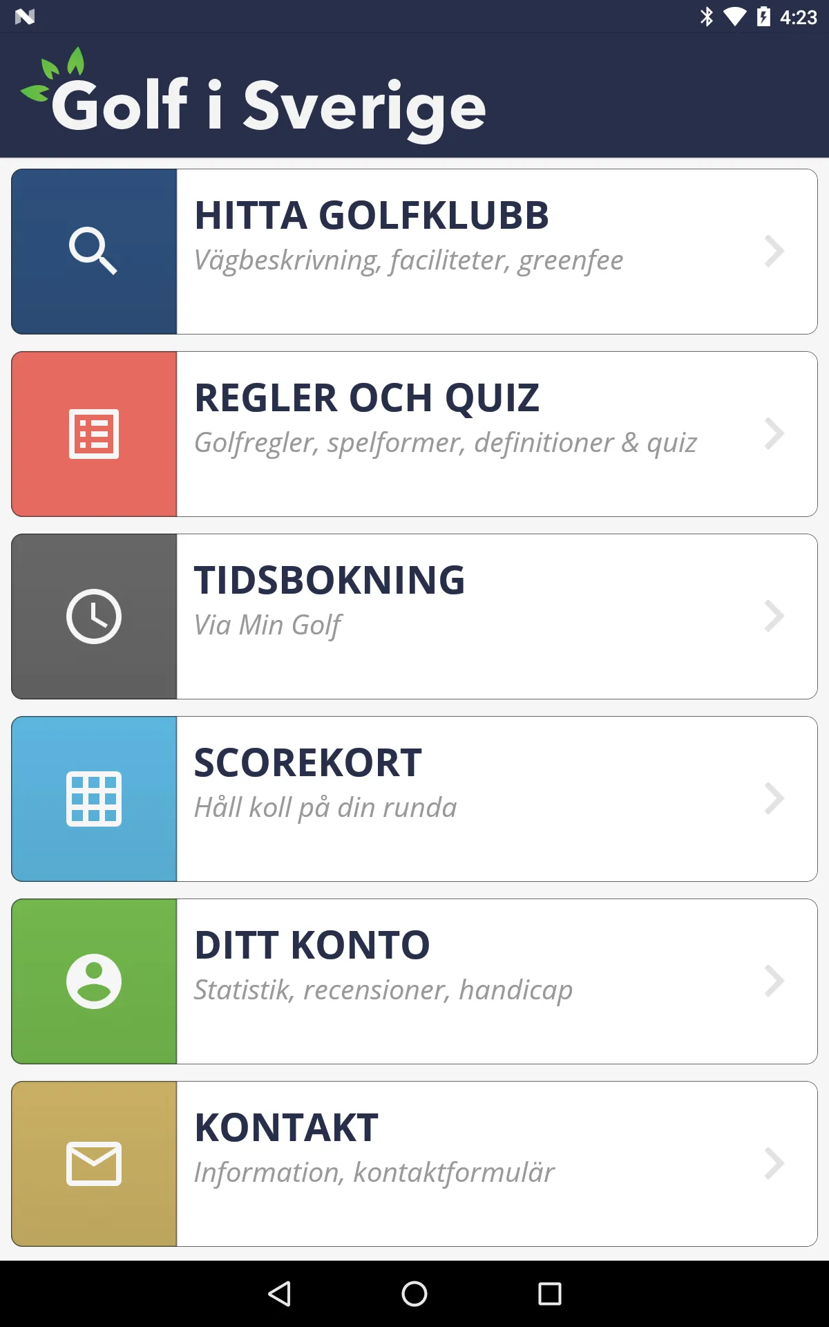 Golf i Sverige | Indus Appstore | Screenshot