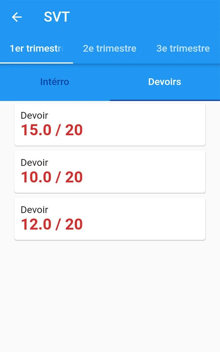 Vie et Suivi Scolaires | Indus Appstore | Screenshot