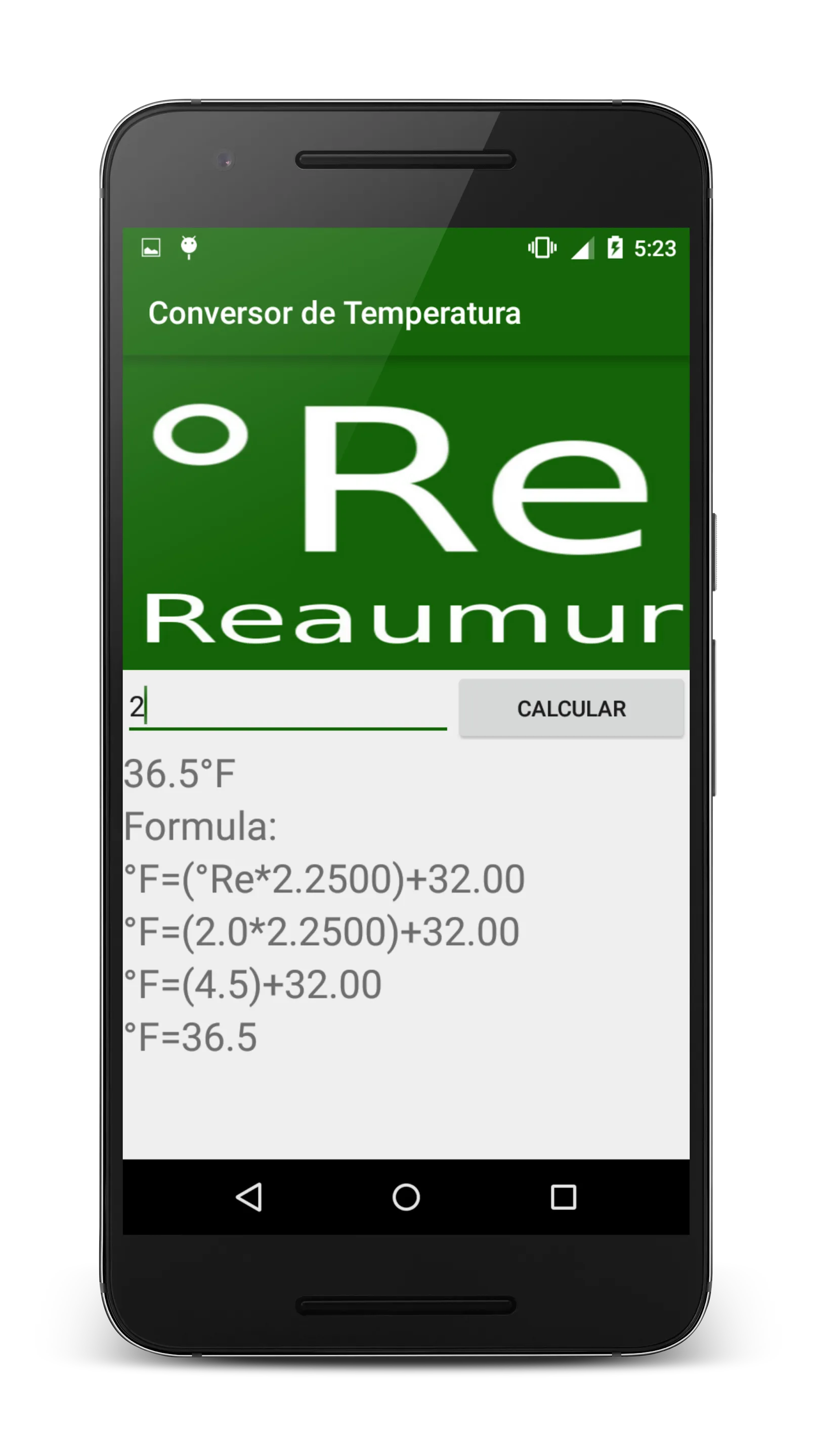 Conversor de Temperatura | Indus Appstore | Screenshot