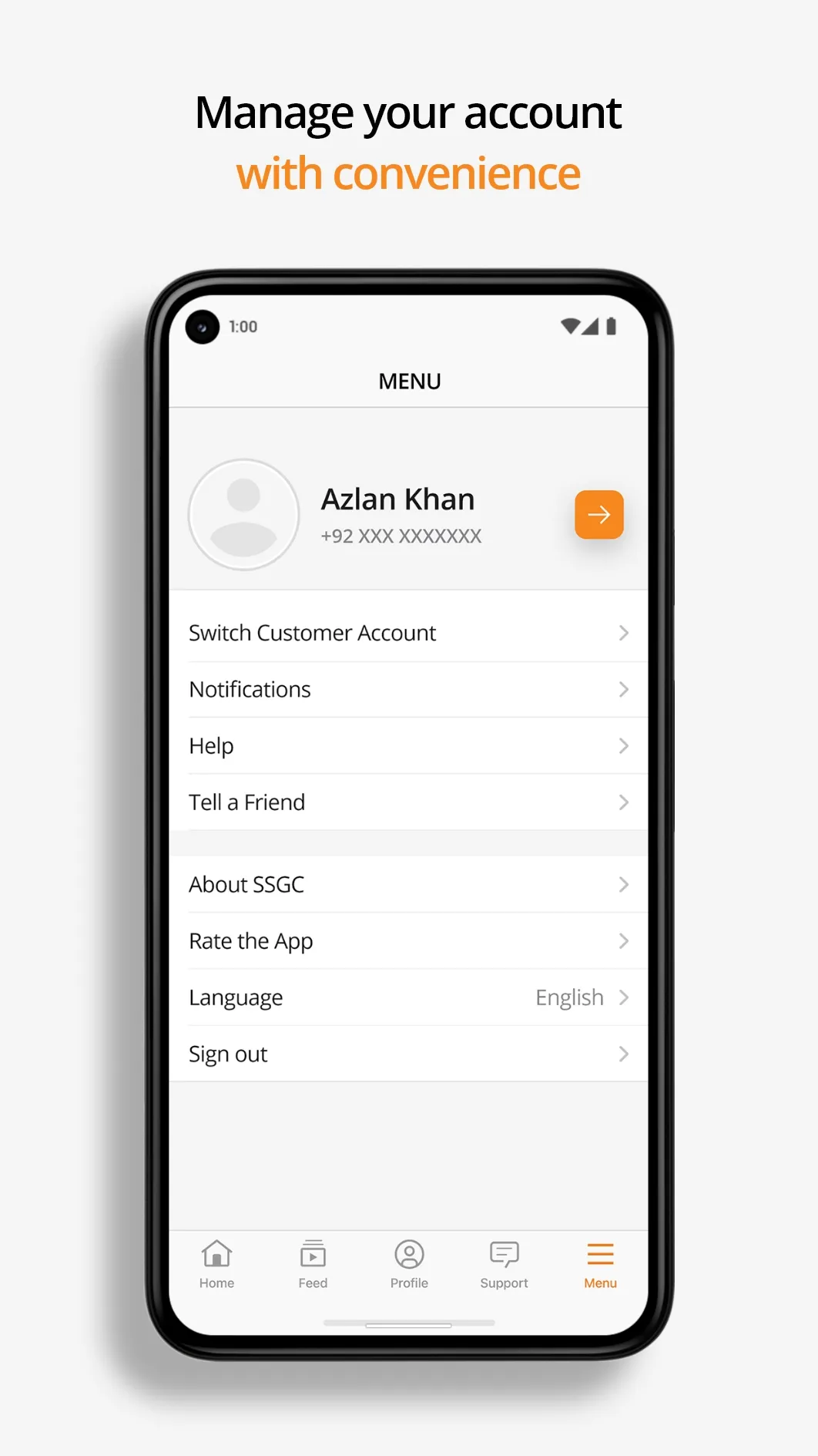 SSGC Customer Connect | Indus Appstore | Screenshot