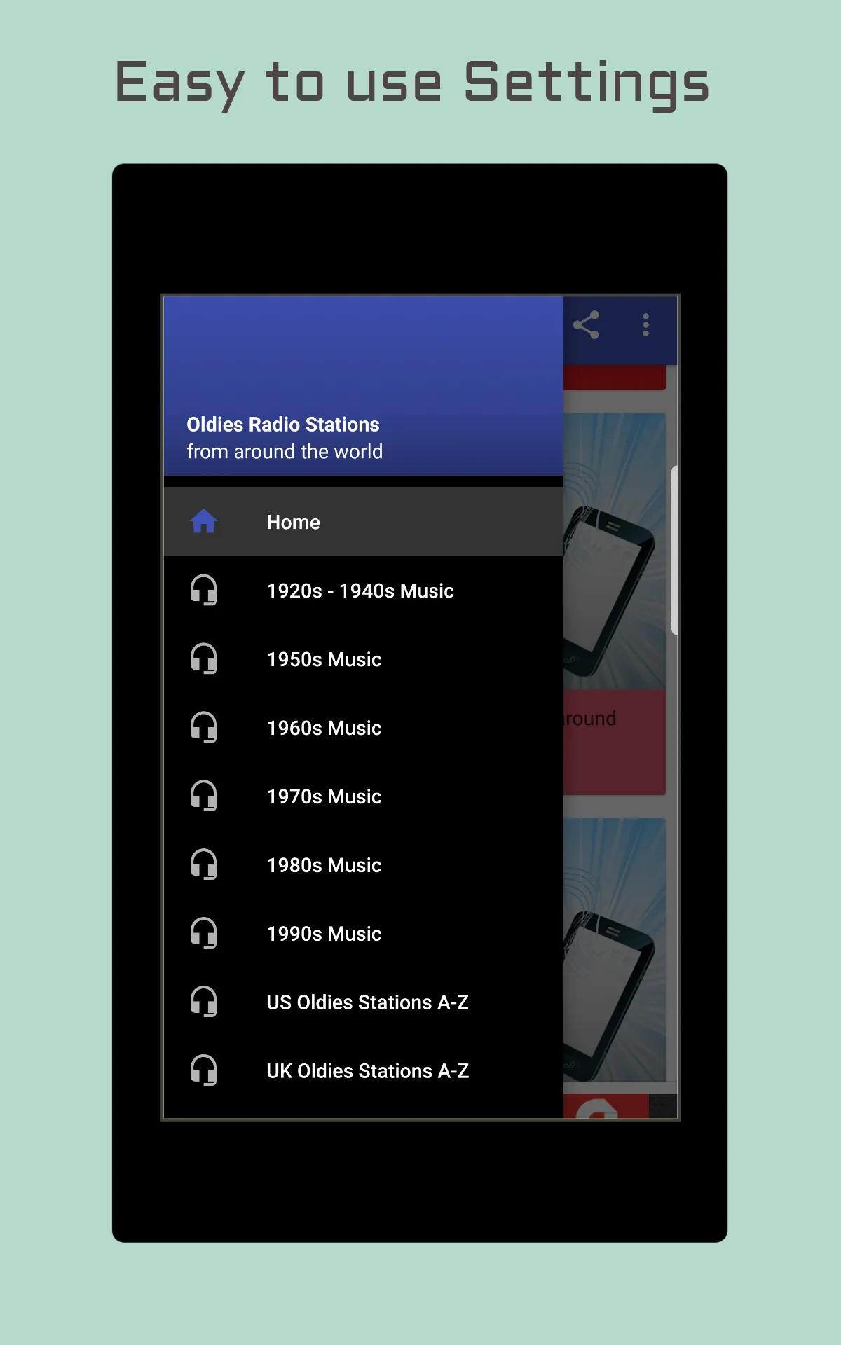 Oldies Radio 500+ Stations | Indus Appstore | Screenshot