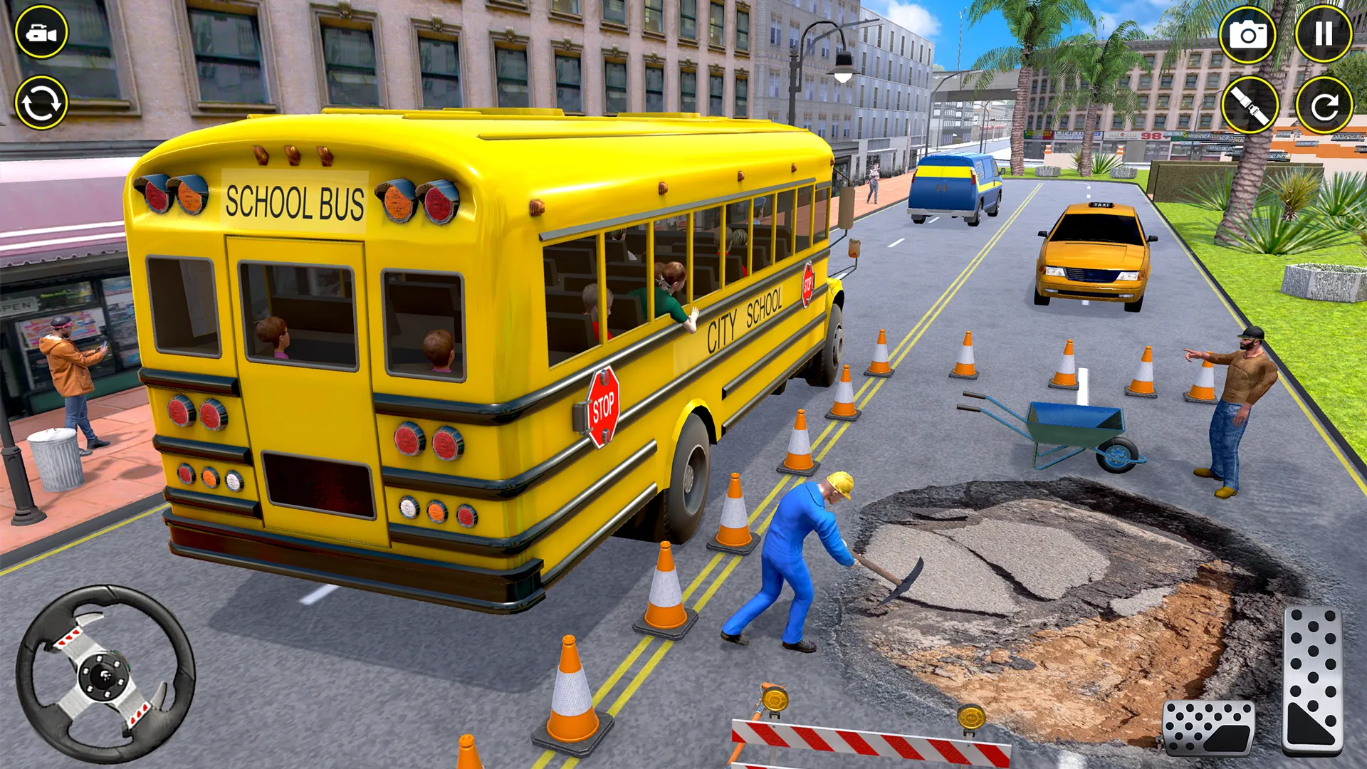 School Bus Coach Driver Games | Indus Appstore | Screenshot