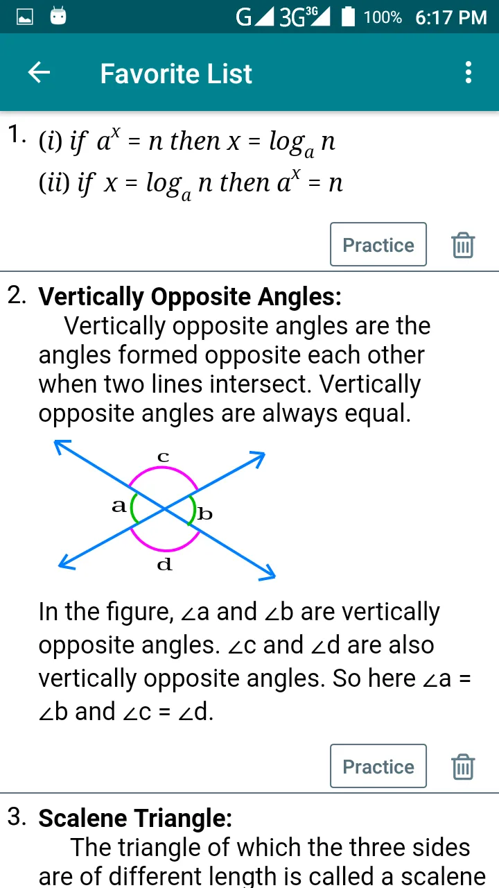 Math Formula with Practice | Indus Appstore | Screenshot