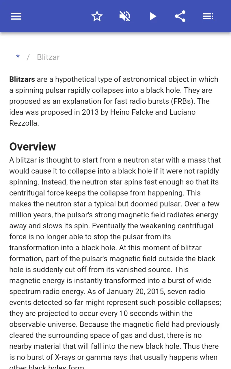 Astrophysics | Indus Appstore | Screenshot