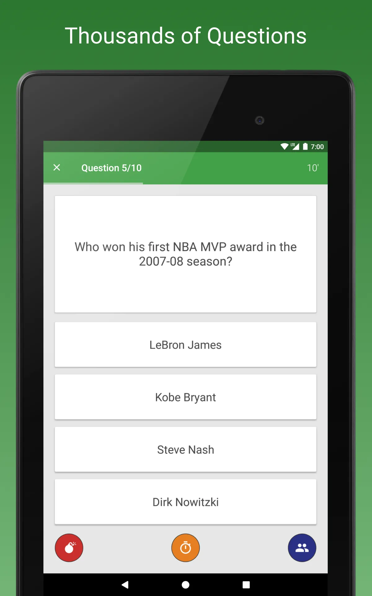 Sports Fan Quiz | Indus Appstore | Screenshot