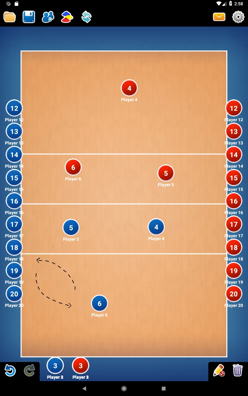 Coach Tactic Board: Volley | Indus Appstore | Screenshot