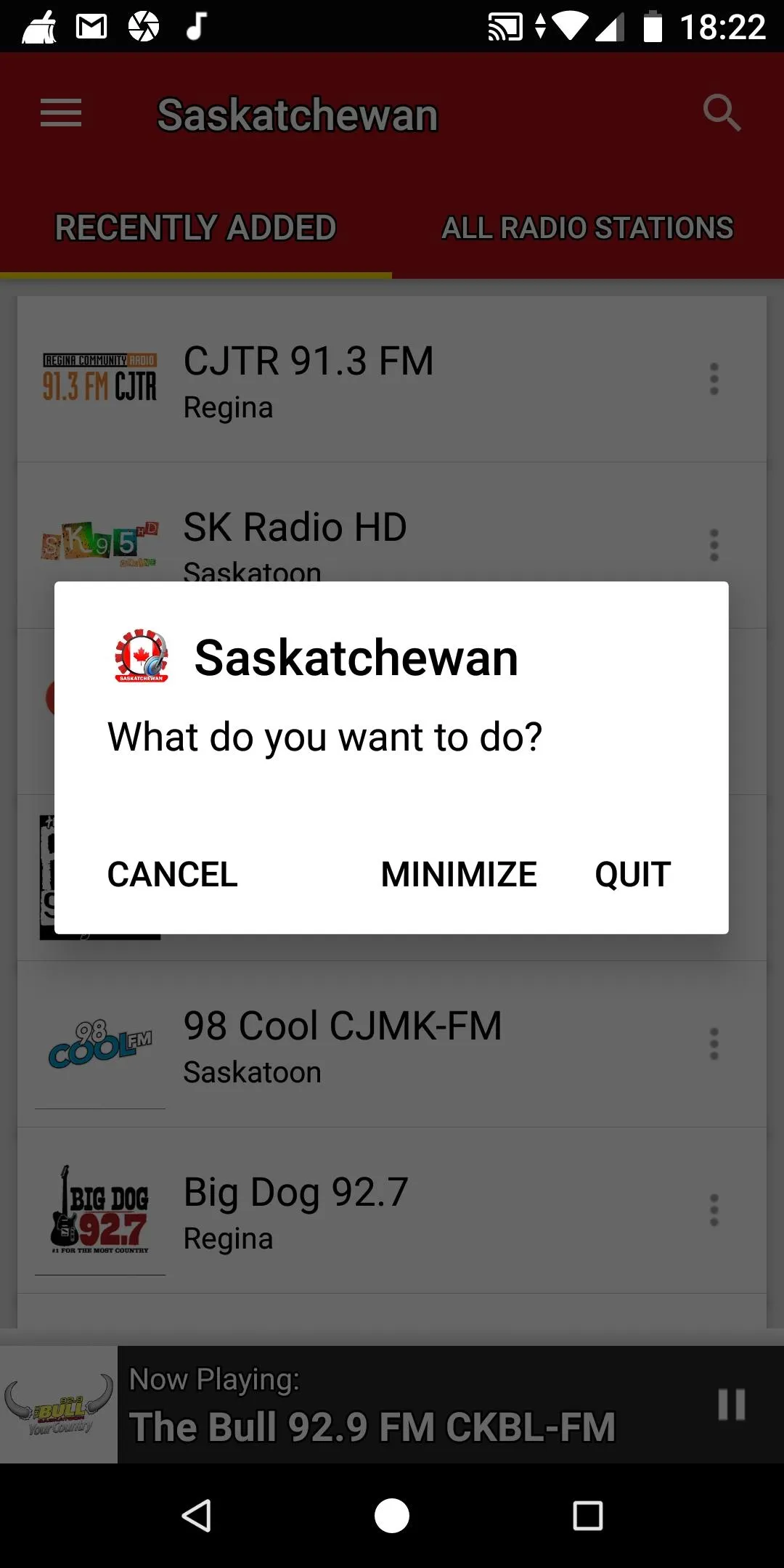 Saskatchewan Radio Stations | Indus Appstore | Screenshot