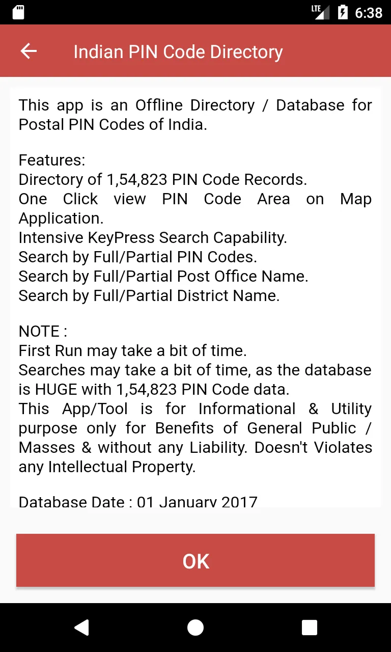 Indian PIN Code Directory | Indus Appstore | Screenshot