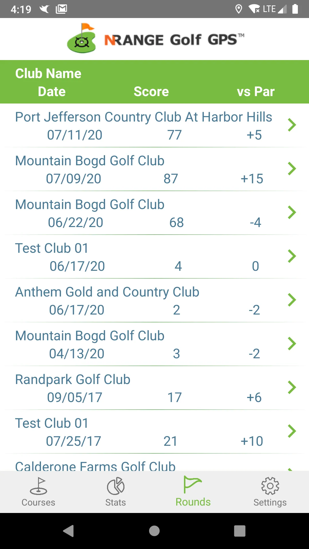 nRange Golf GPS | Indus Appstore | Screenshot