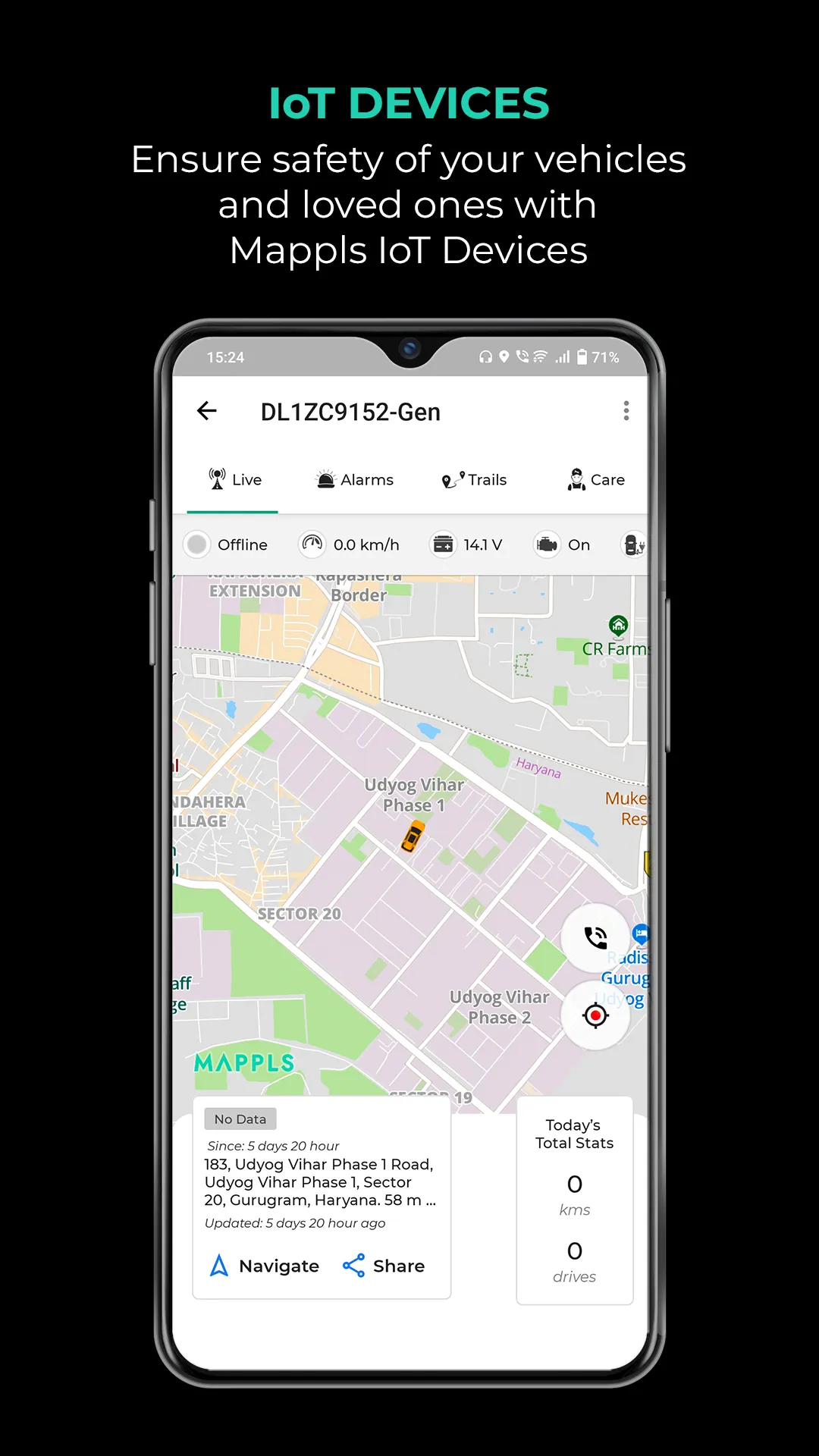 Mappls MapmyIndia Maps, Safety | Indus Appstore | Screenshot