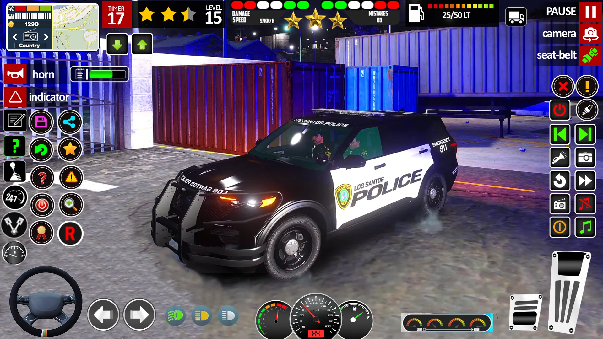 Drive Police Parking Car Games | Indus Appstore | Screenshot